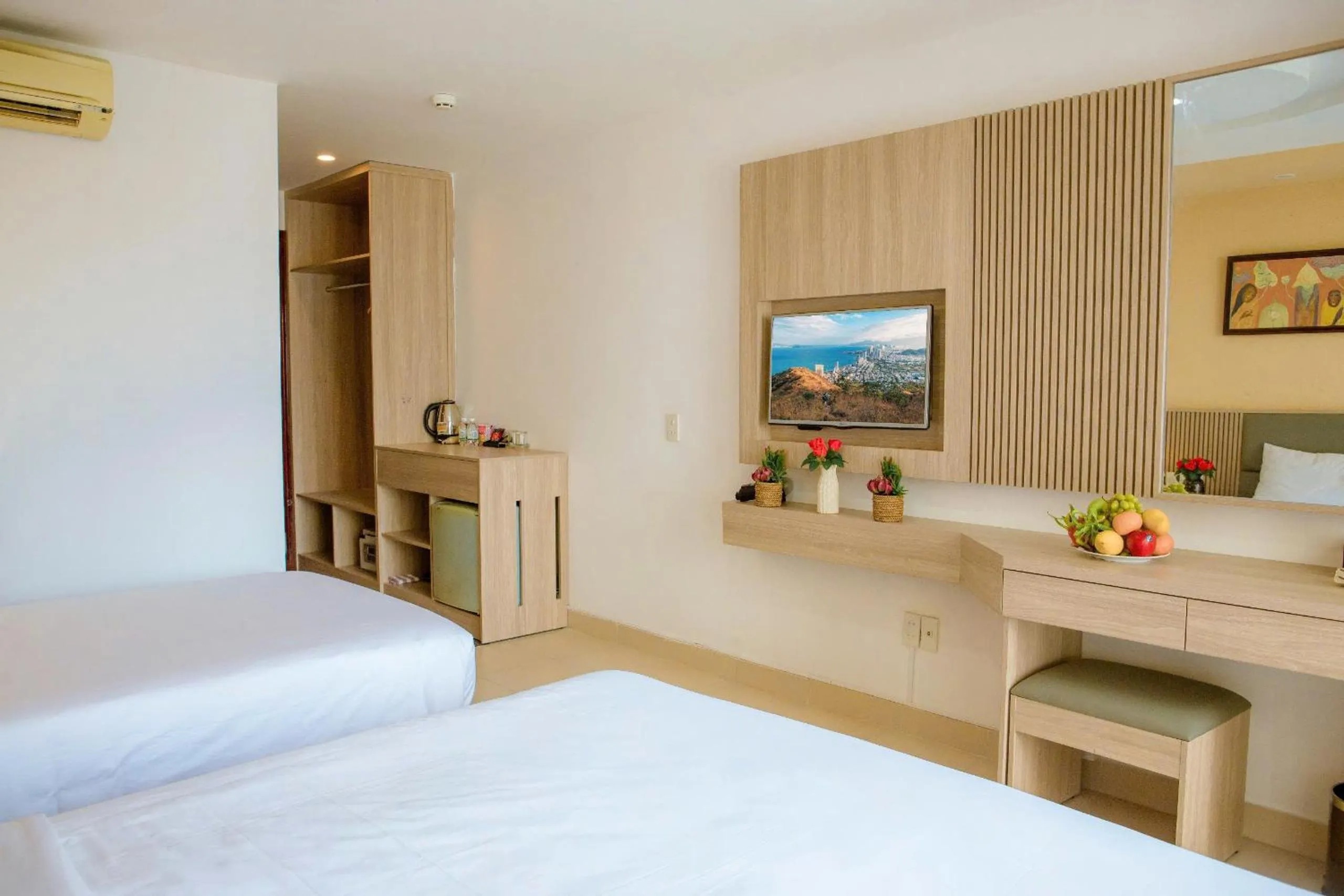 Bed in Lanxy Hotel Nha Trang