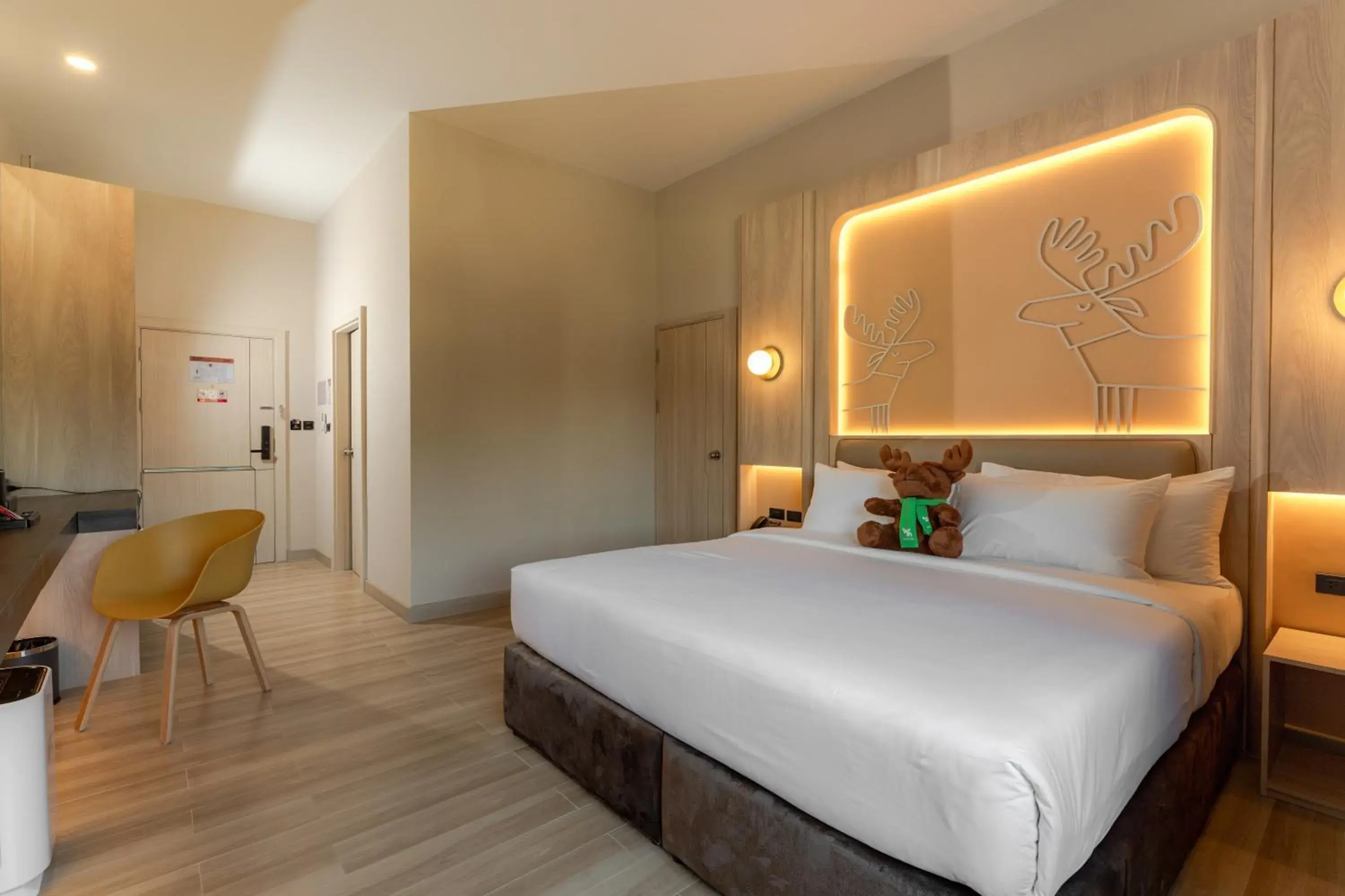 Bed in Moose EASY Hotel Bed in Moose EASY Hotel