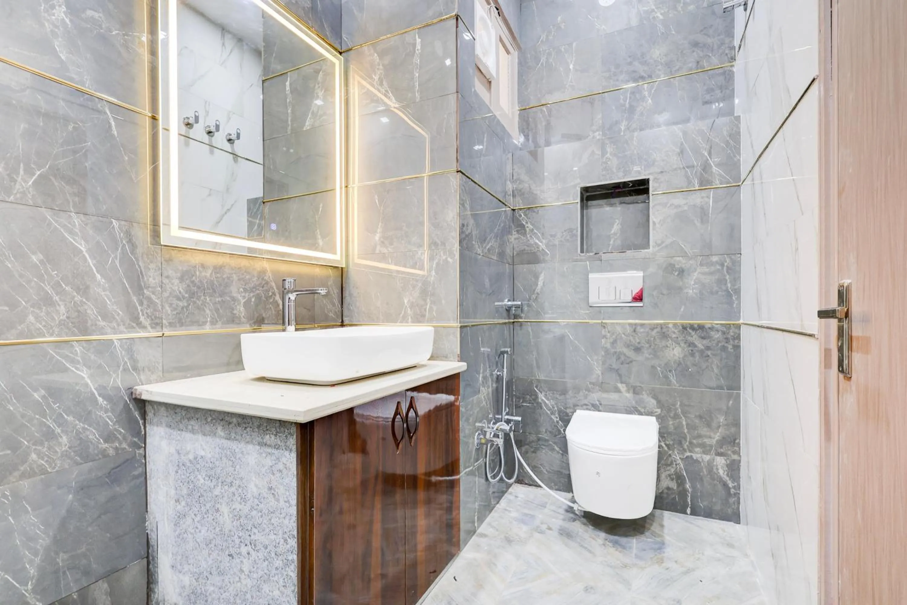 Bathroom in Super Hotel O BAL GOPAL