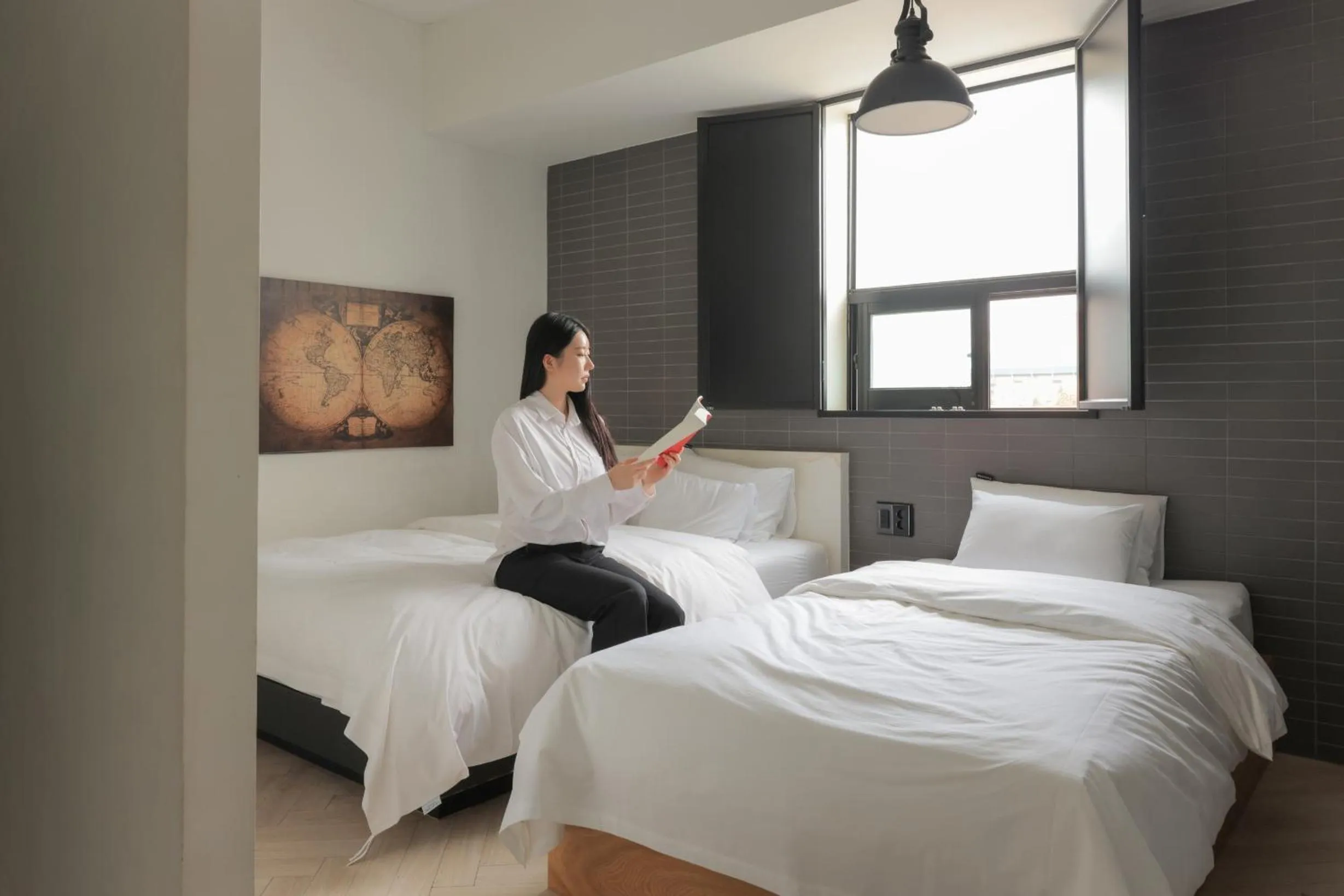 Photo of the whole room, Bed in Hotel Yaja Siheung Jeongwang