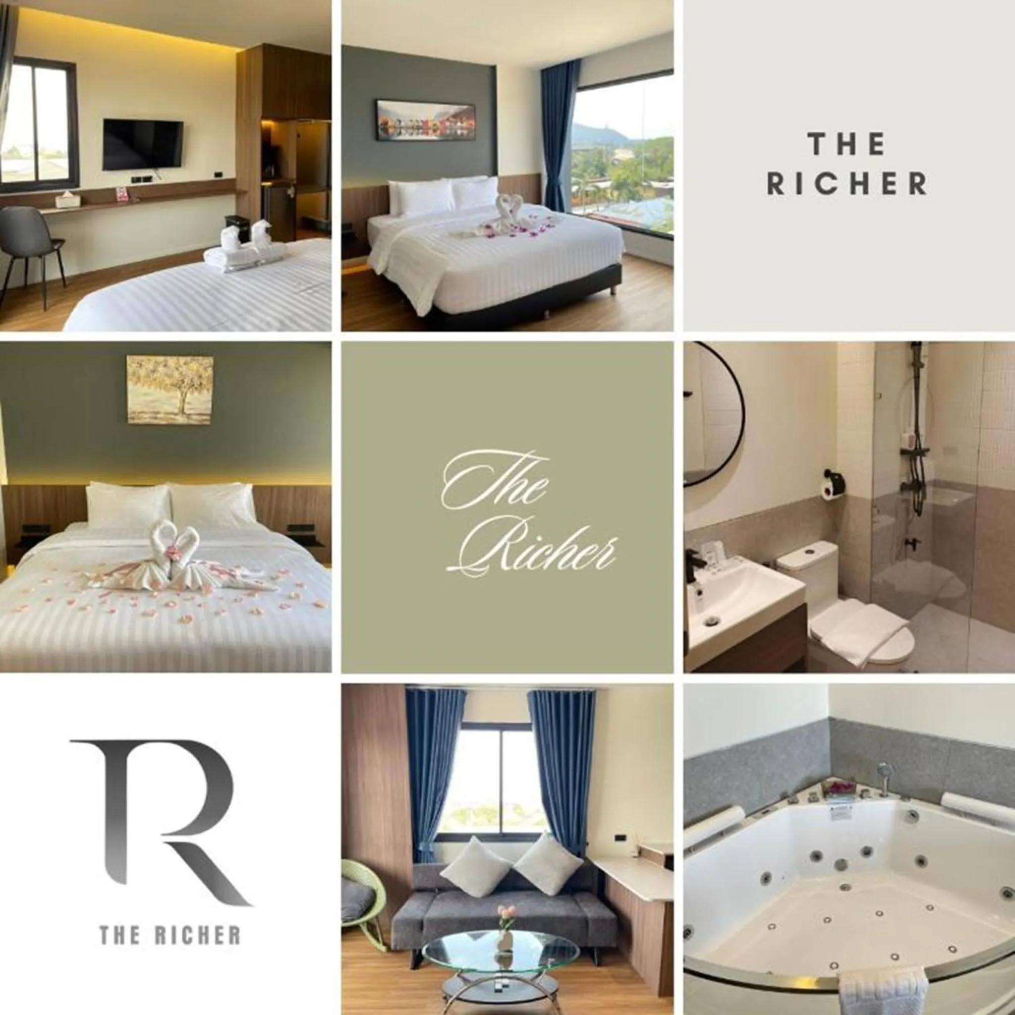 Photo of the whole room, Bed in The Richer Ratchaburi