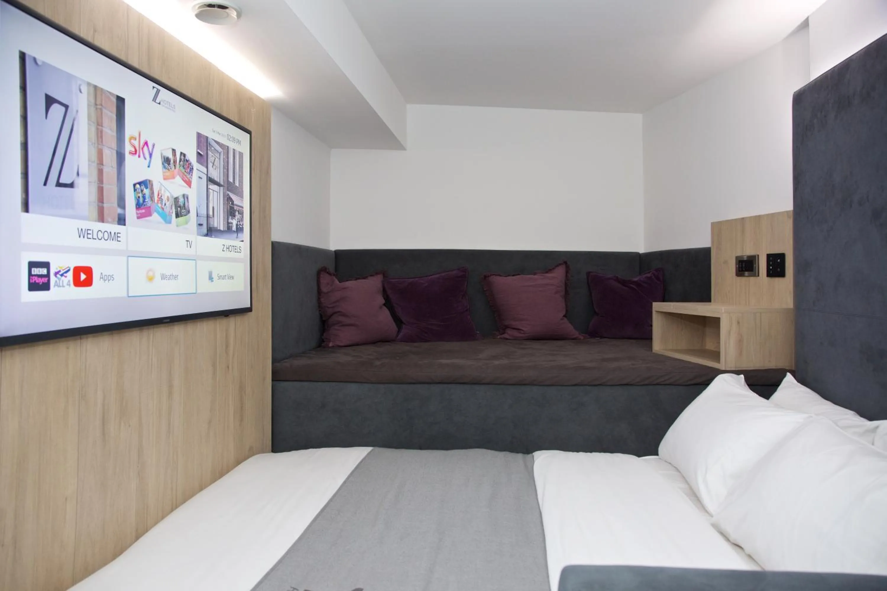 Bedroom, Bed in The Z Hotel Leicester Square