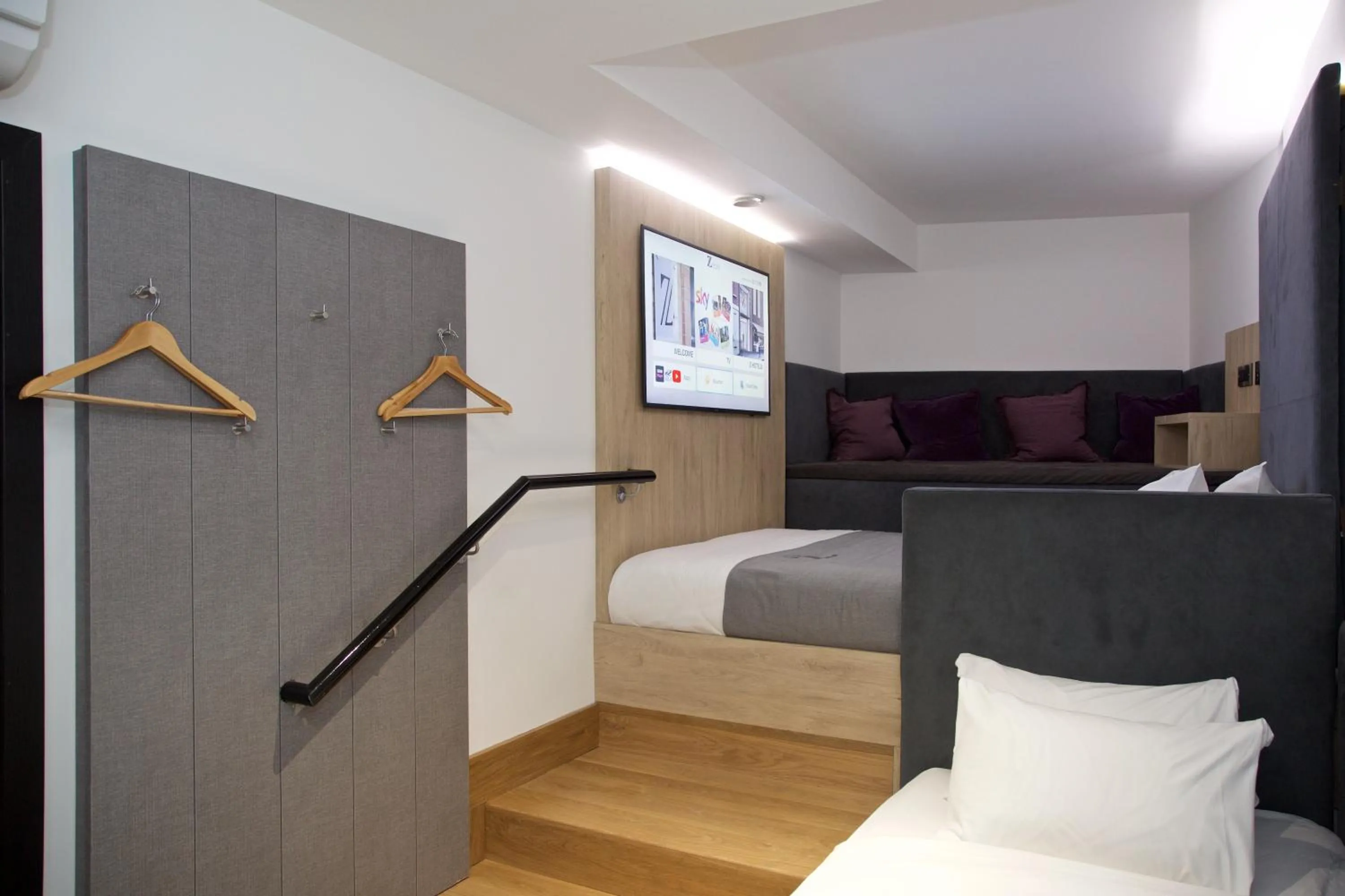 Bed in The Z Hotel Leicester Square