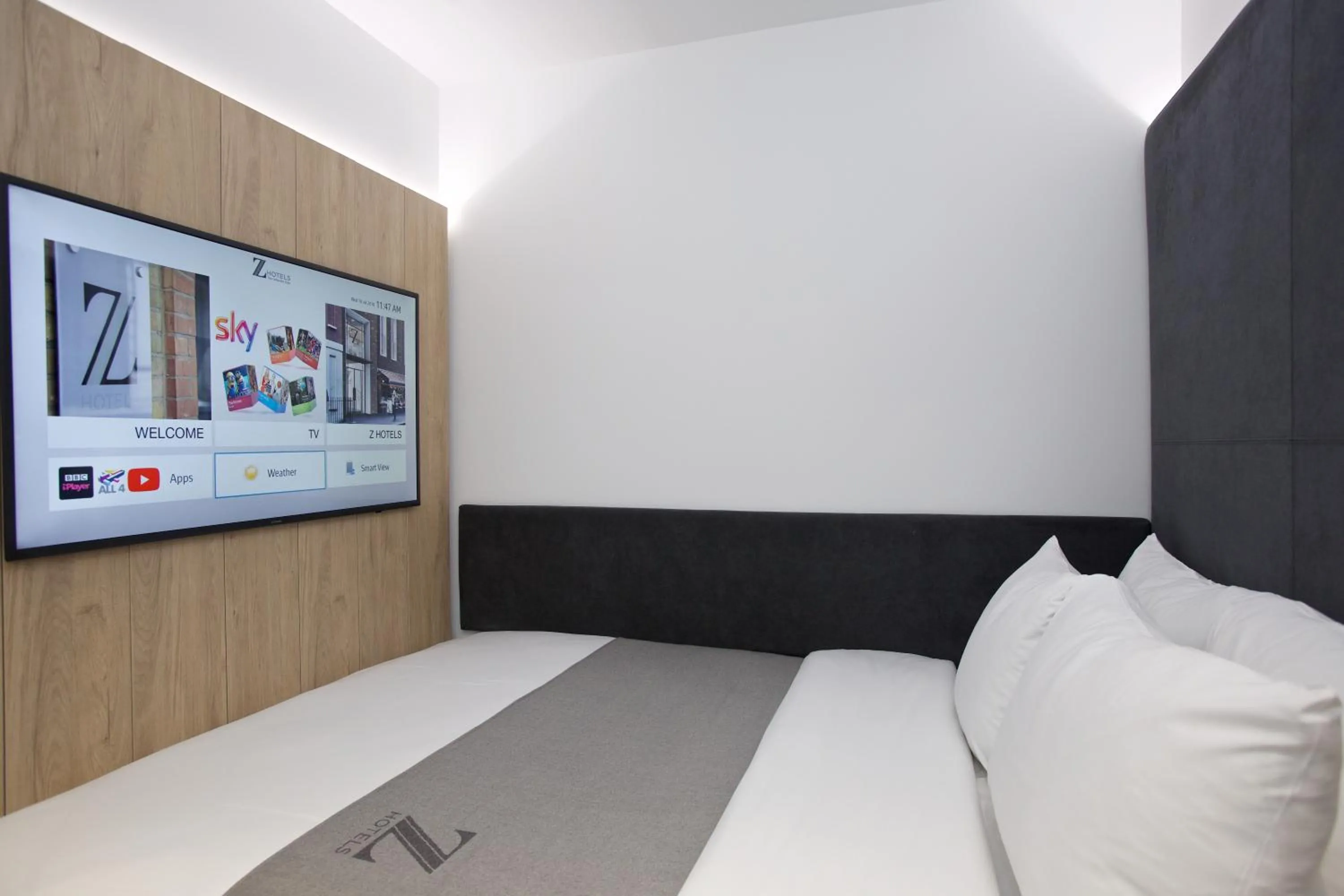 Bed in The Z Hotel Leicester Square