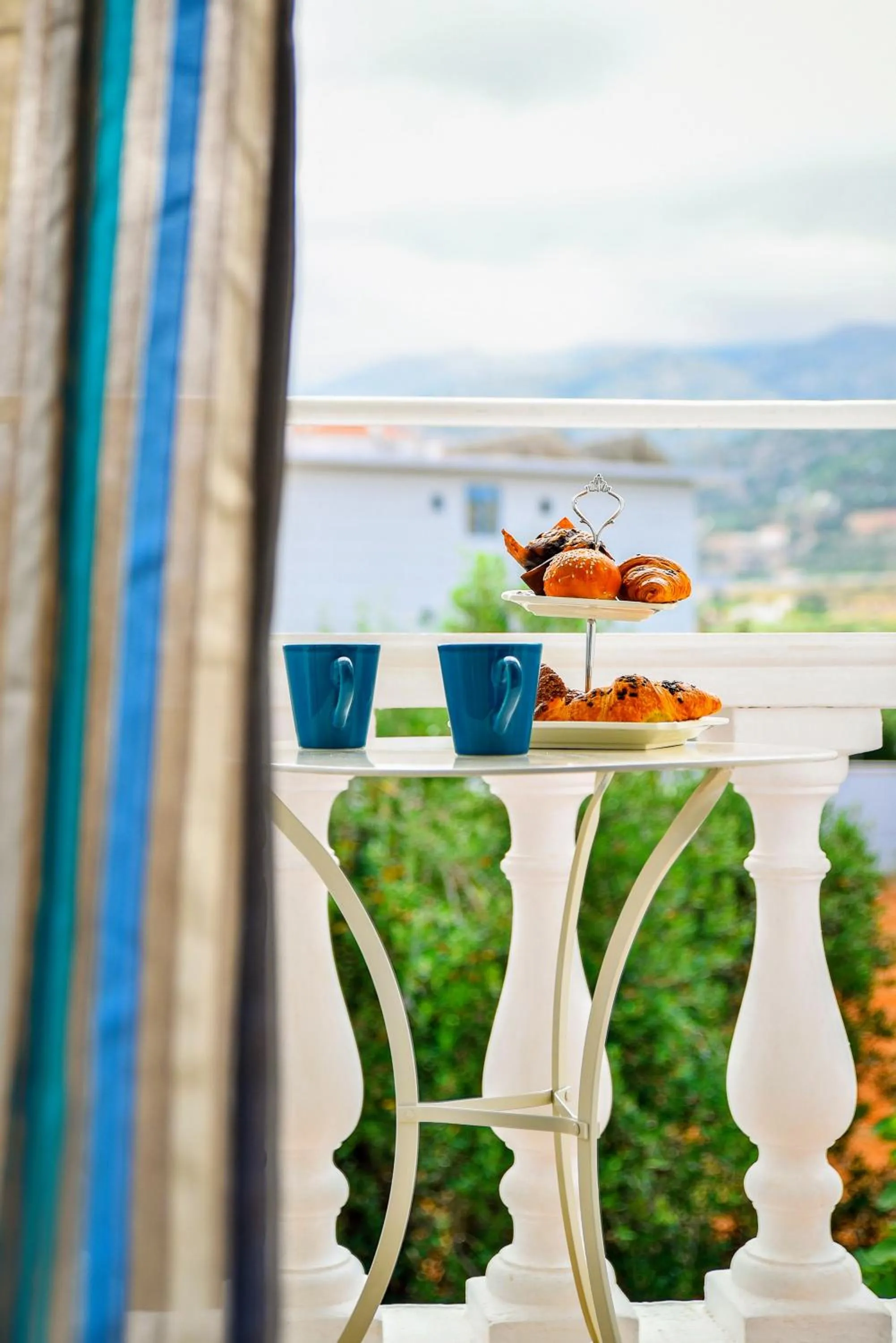 Balcony/Terrace in Ibiscus Hotel Malia