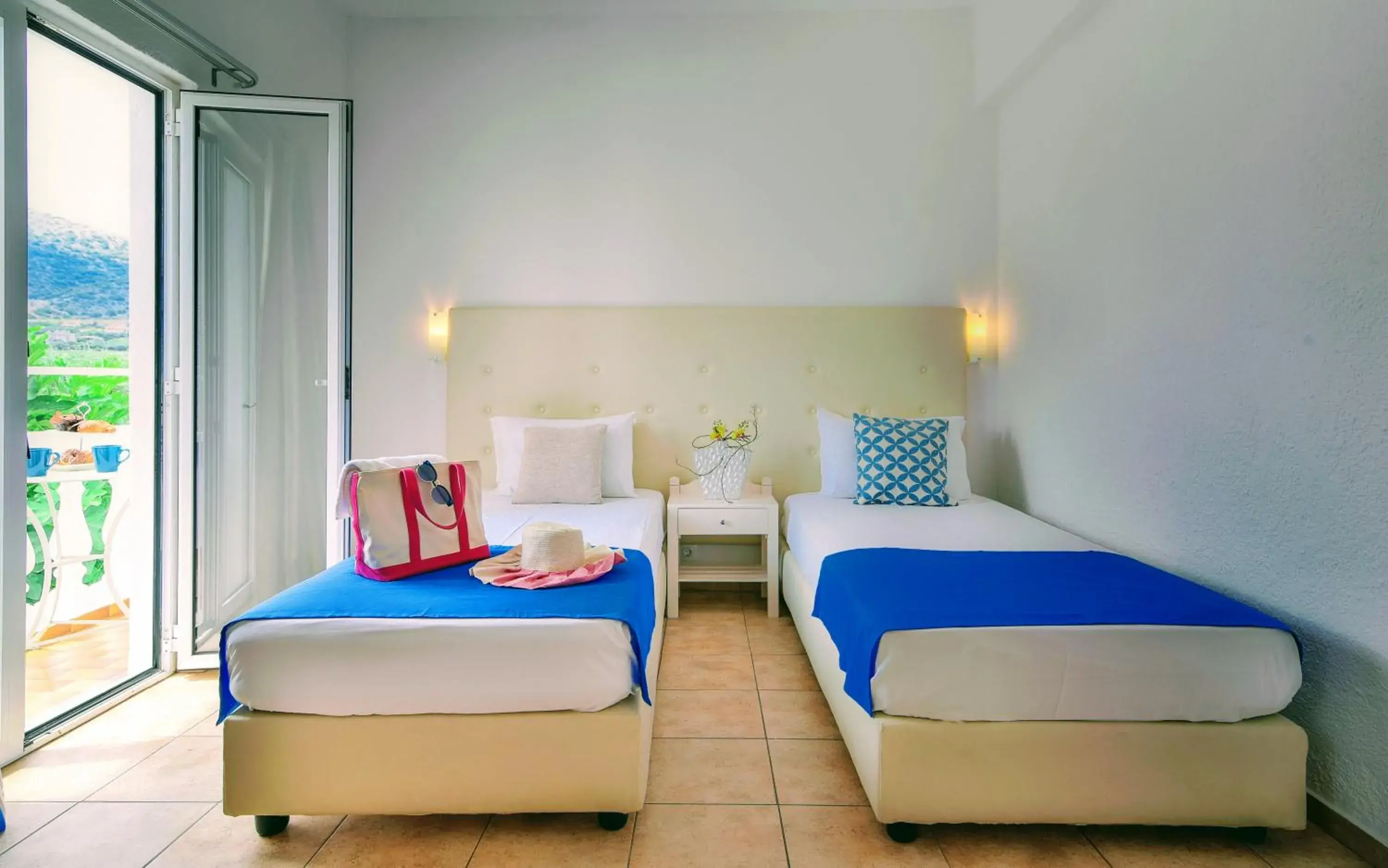 Bedroom in Ibiscus Hotel Malia Bedroom in Ibiscus Hotel Malia