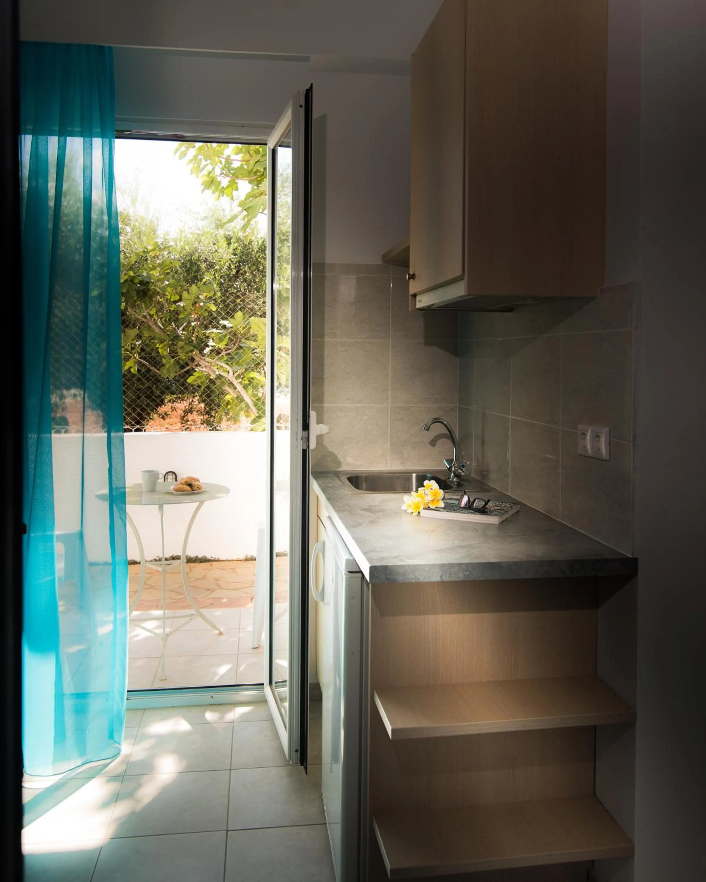 Balcony/Terrace in Ibiscus Hotel Malia