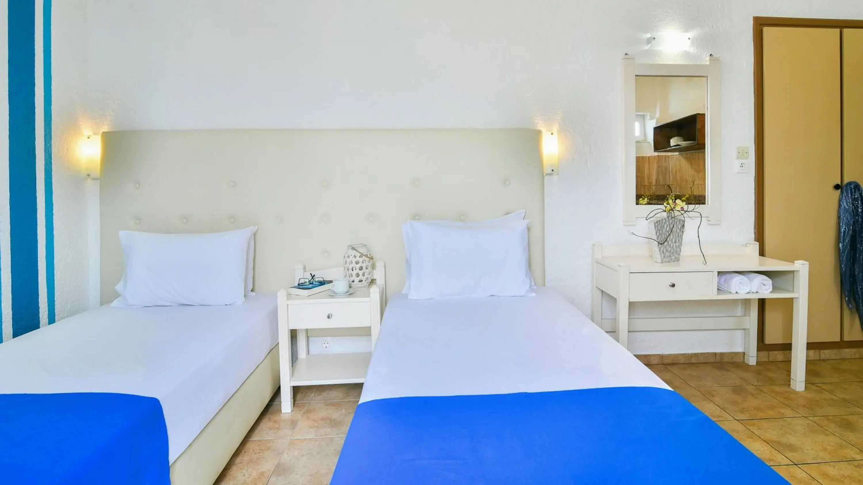 Bedroom in Ibiscus Hotel Malia Bedroom in Ibiscus Hotel Malia