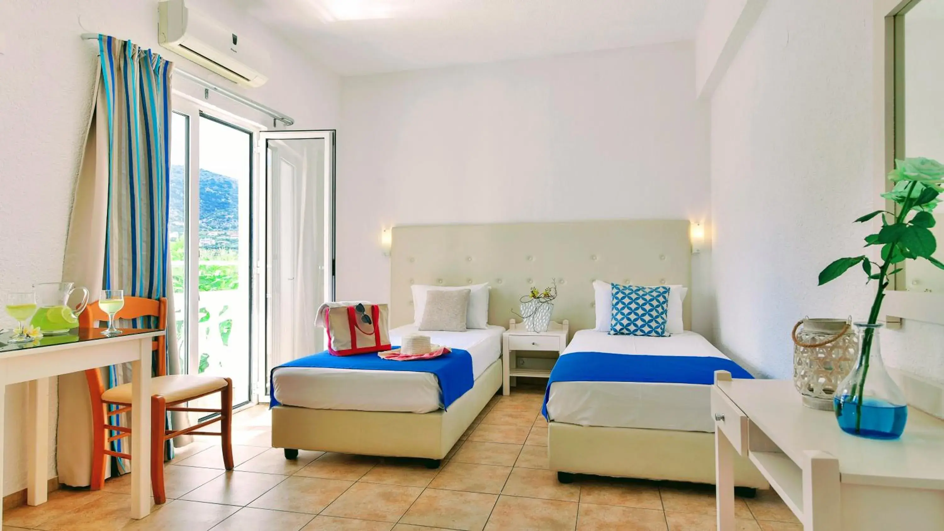 Bedroom in Ibiscus Hotel Malia Bedroom in Ibiscus Hotel Malia