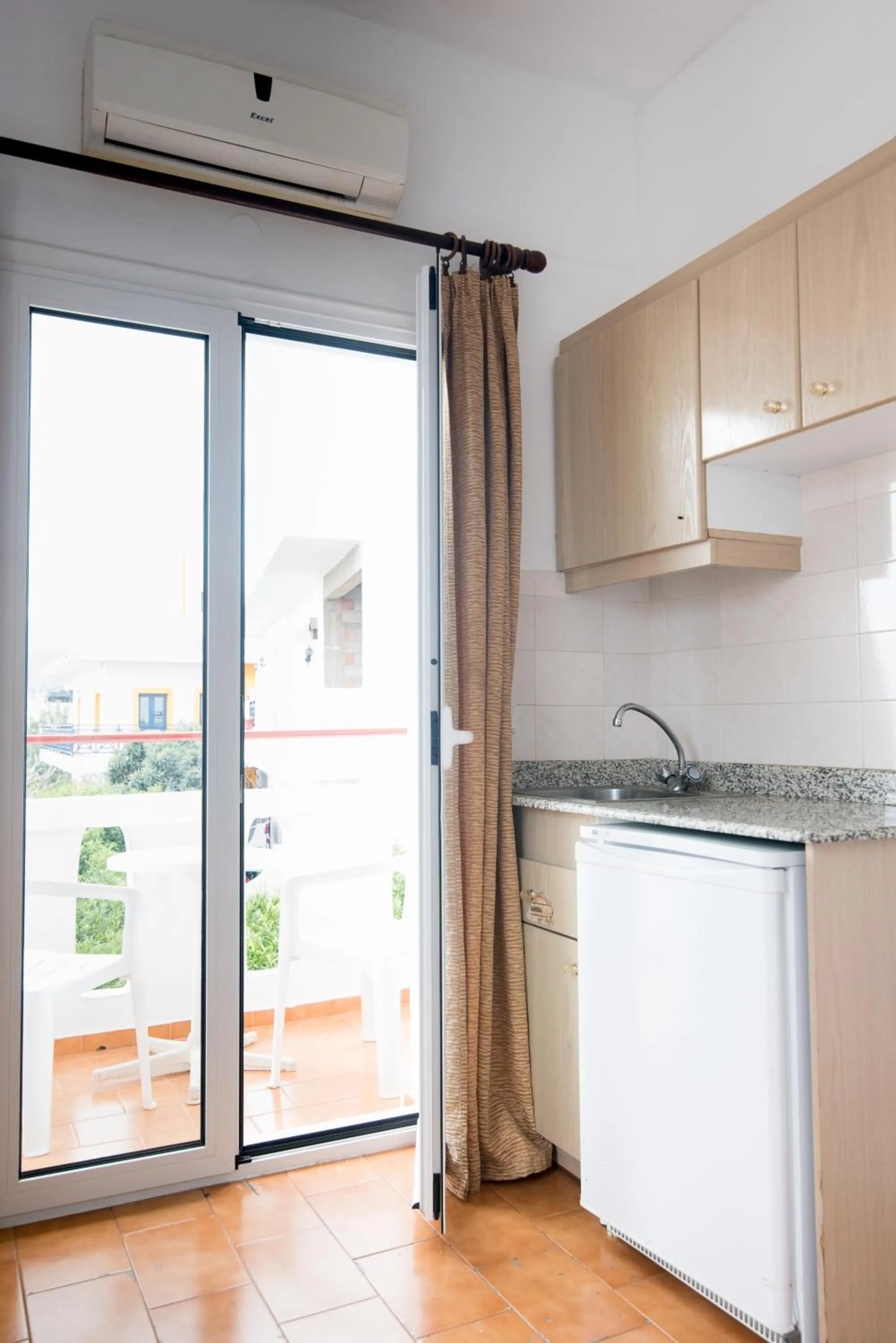 Balcony/Terrace in Ibiscus Hotel Malia