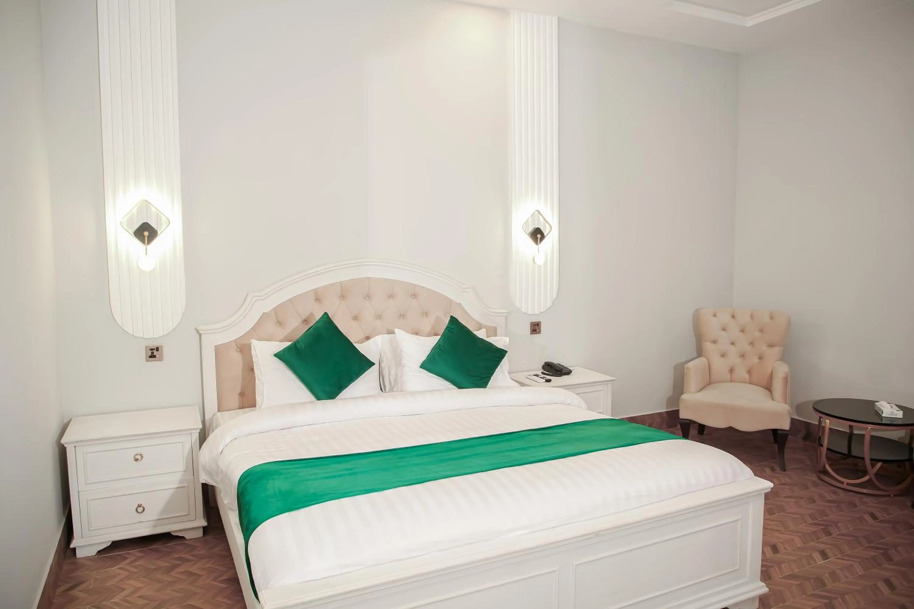 Bed in Grand Shalimar Hotel