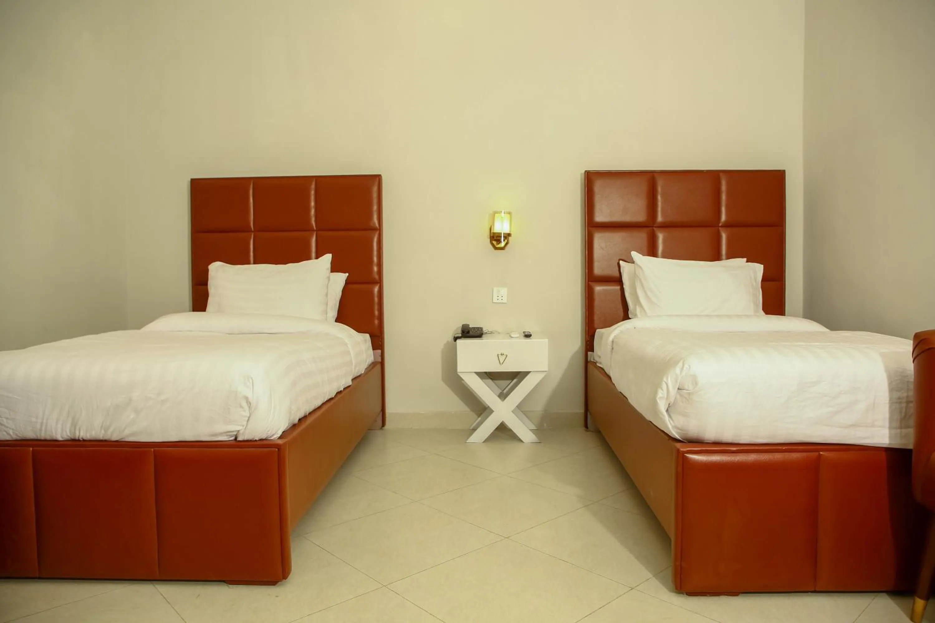 Bed in Grand Shalimar Hotel