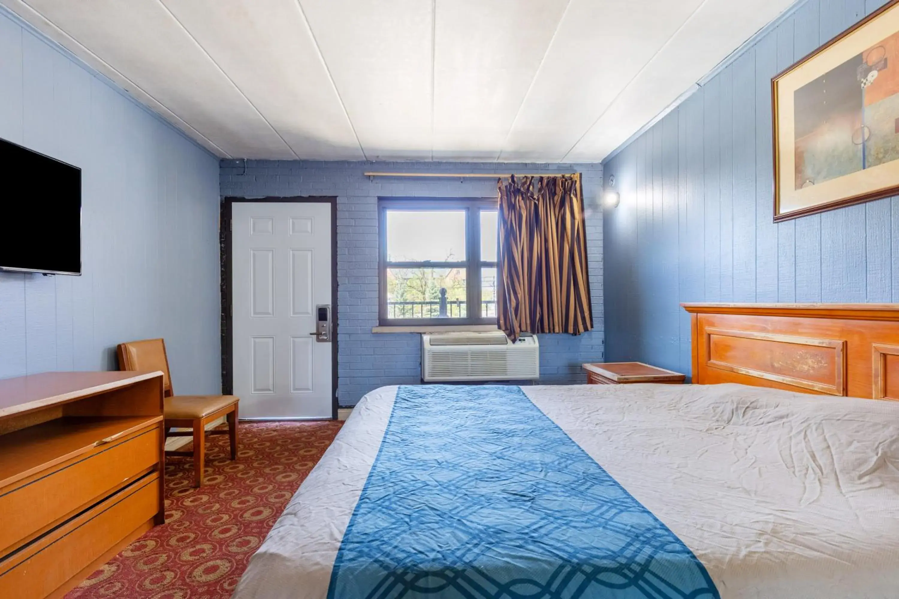 Bedroom, Bed in Admiral Motel By OYO Chicago I-94 Bedroom, Bed in Admiral Motel By OYO Chicago I-94