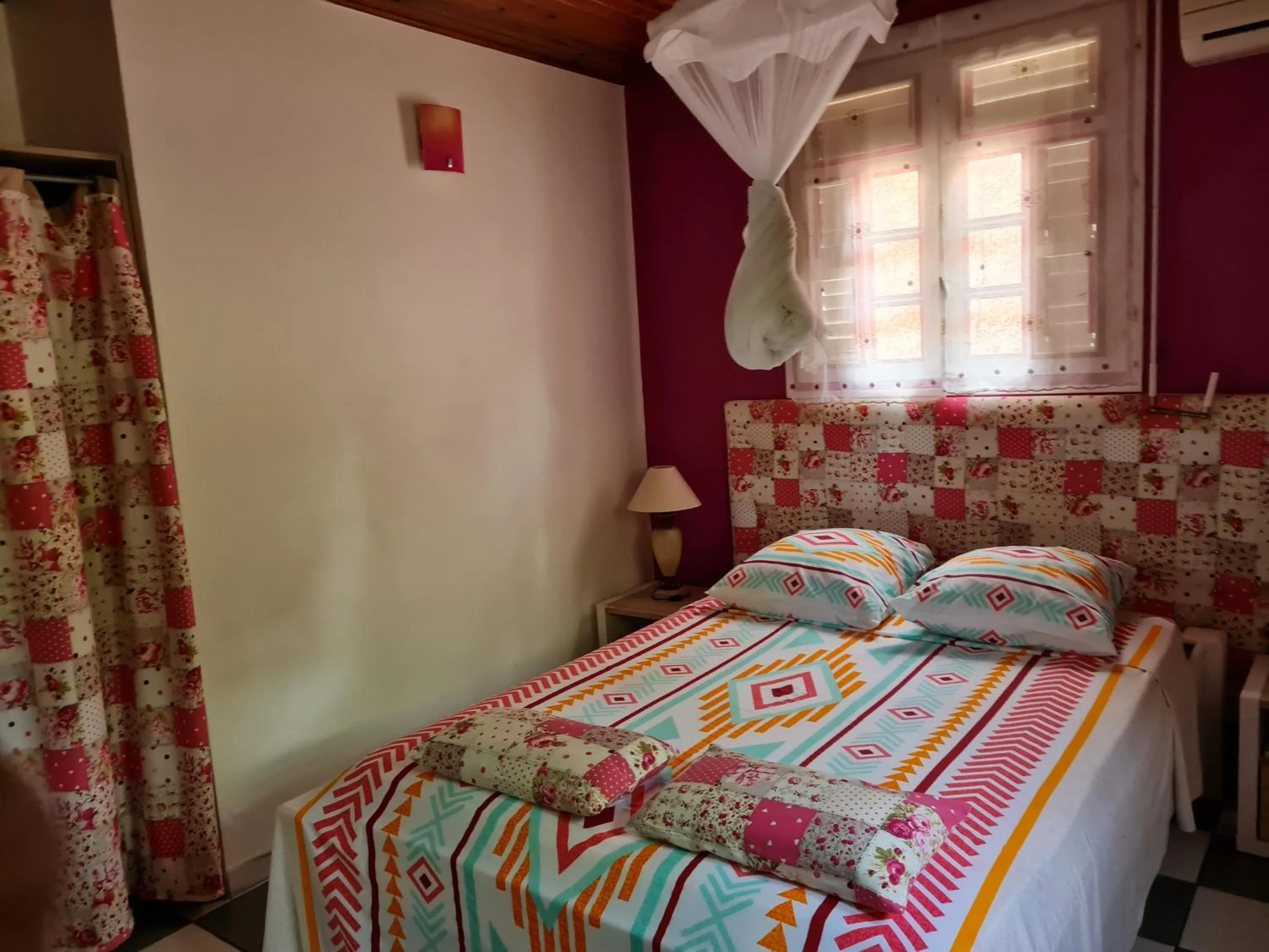 Bed in La Villa Rosier