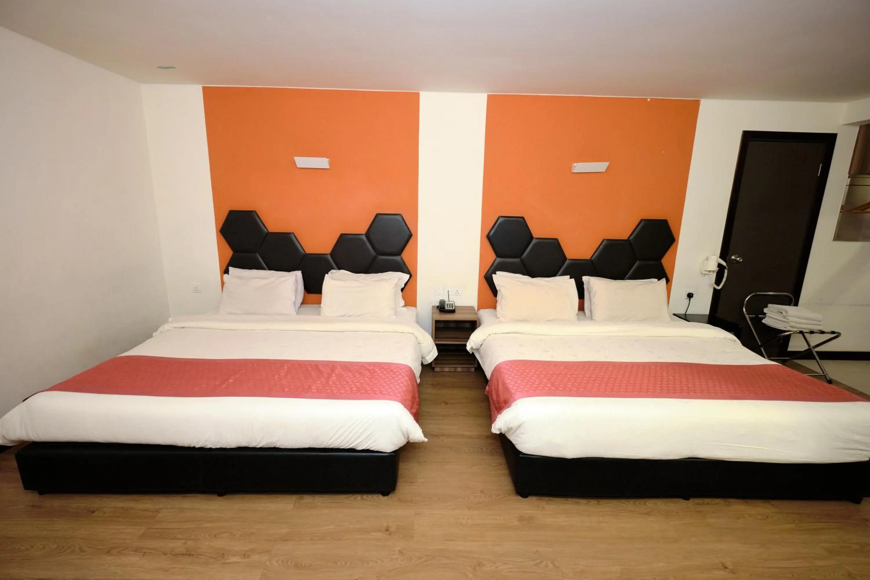 Bed in Memoire Hornbill Hotel Kuching Sarawak