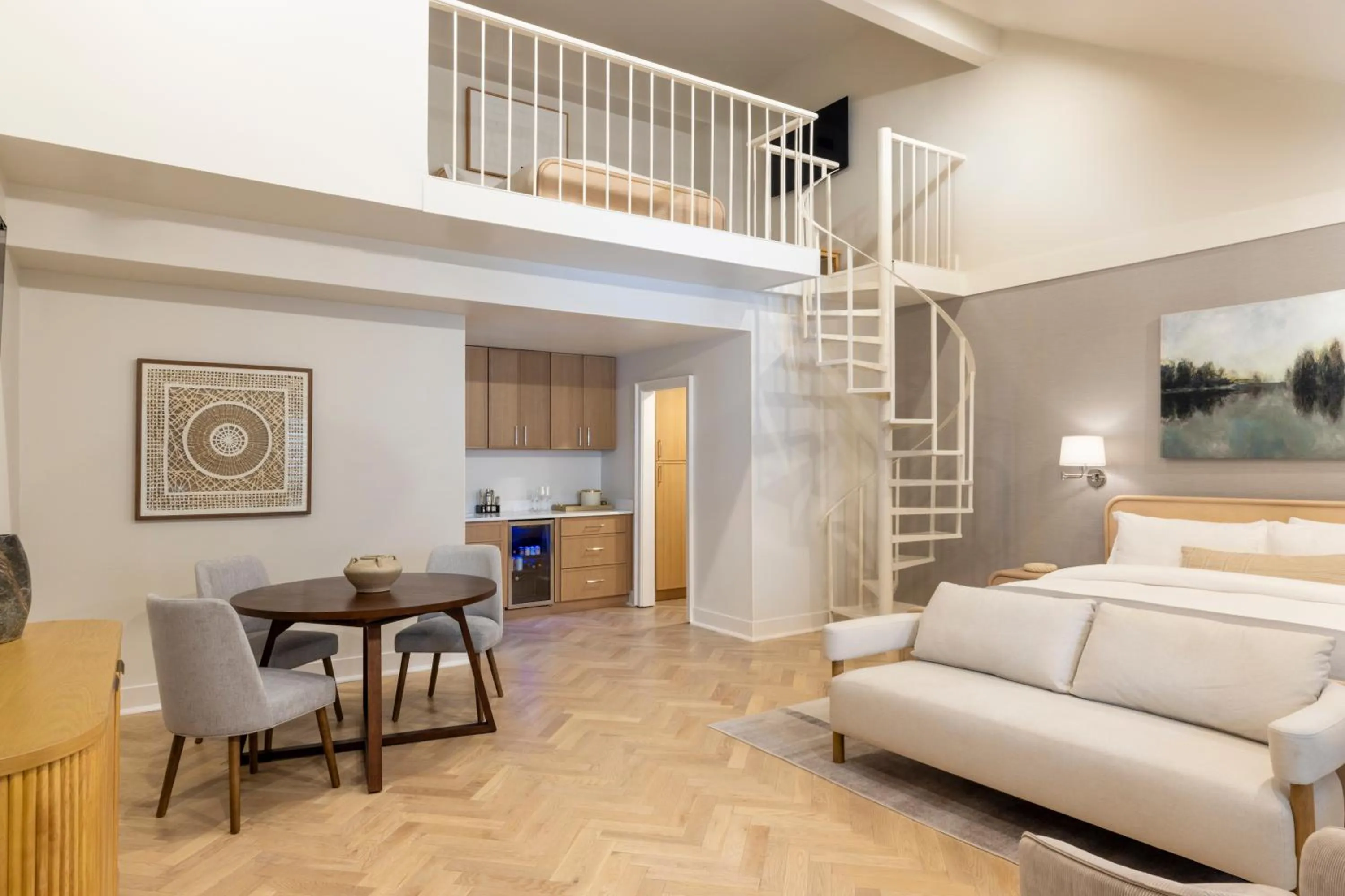 Bed in Garden District Hotel