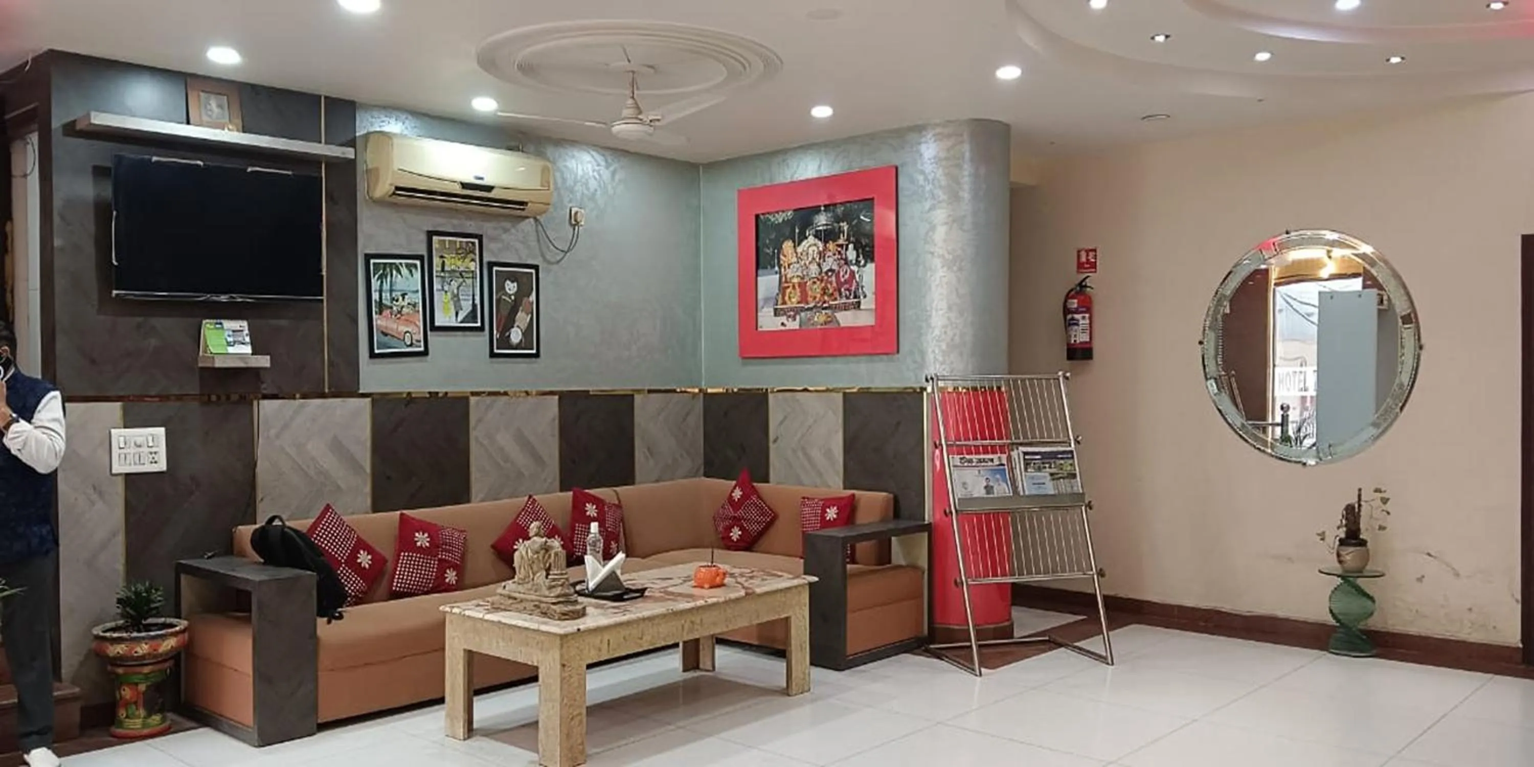 Lobby or reception in Hotel RTS Plaza Near IGI Airport