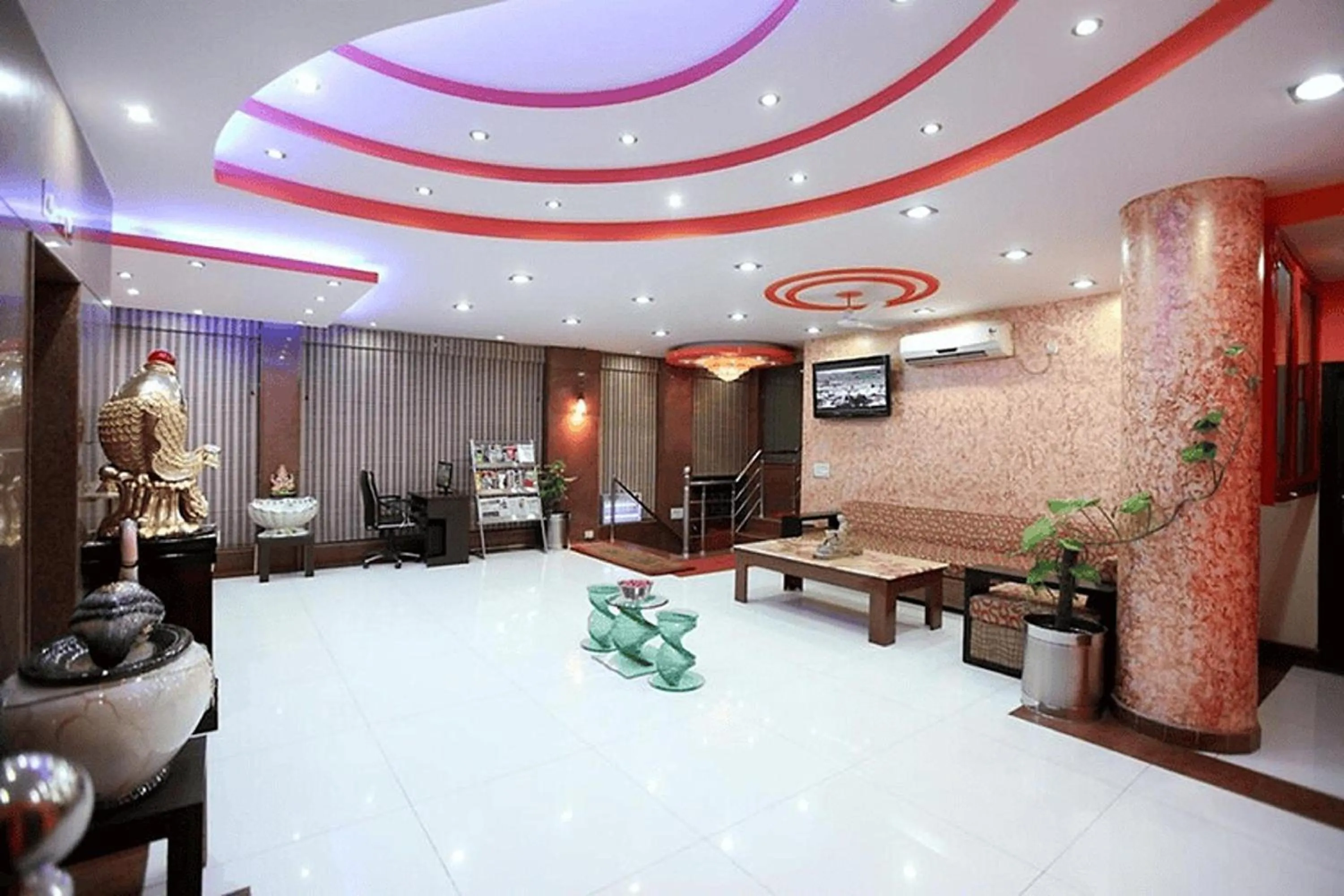 Lobby or reception in Hotel RTS Plaza Near IGI Airport