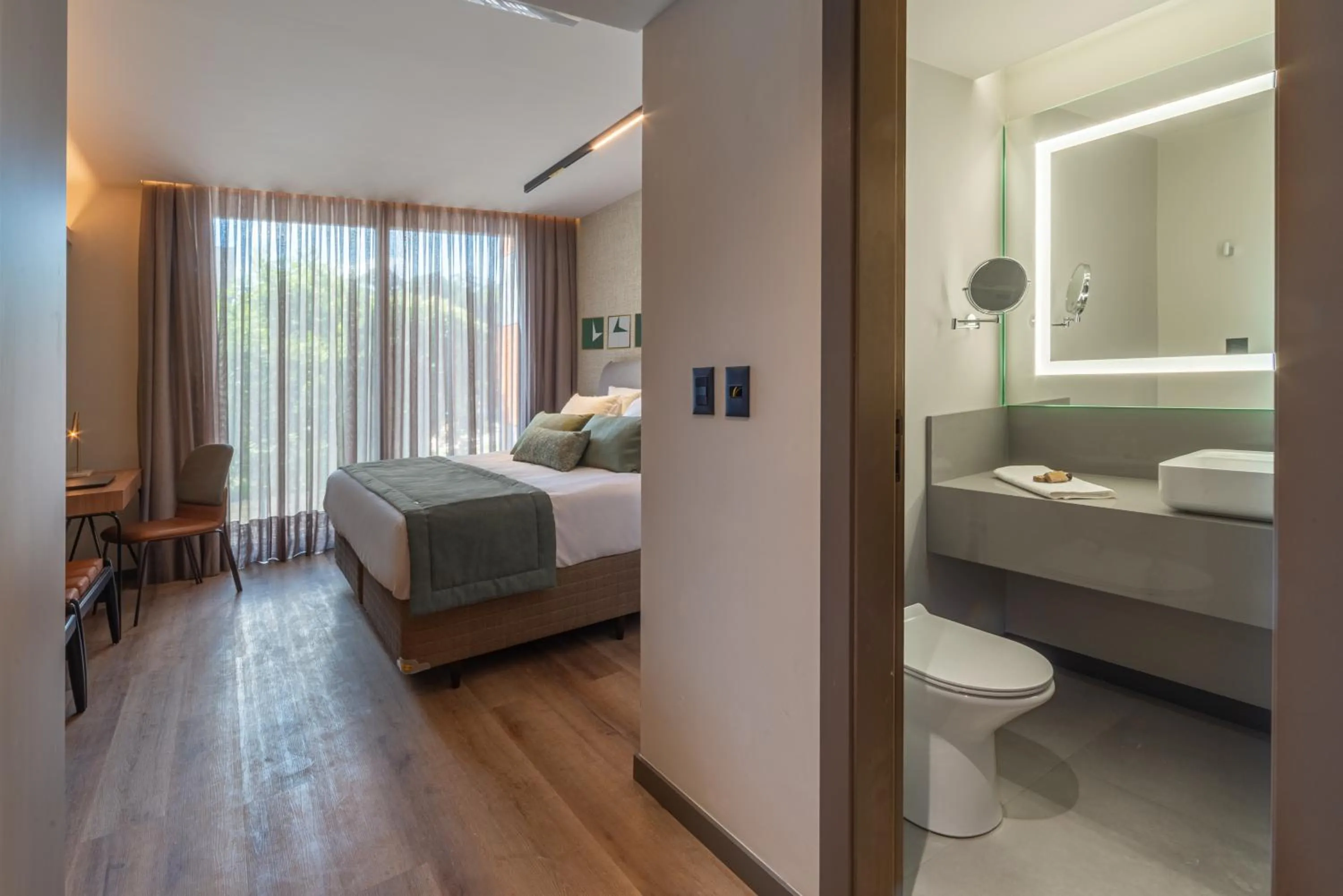 View (from property/room), Bed in Laghetto Stilo Garden