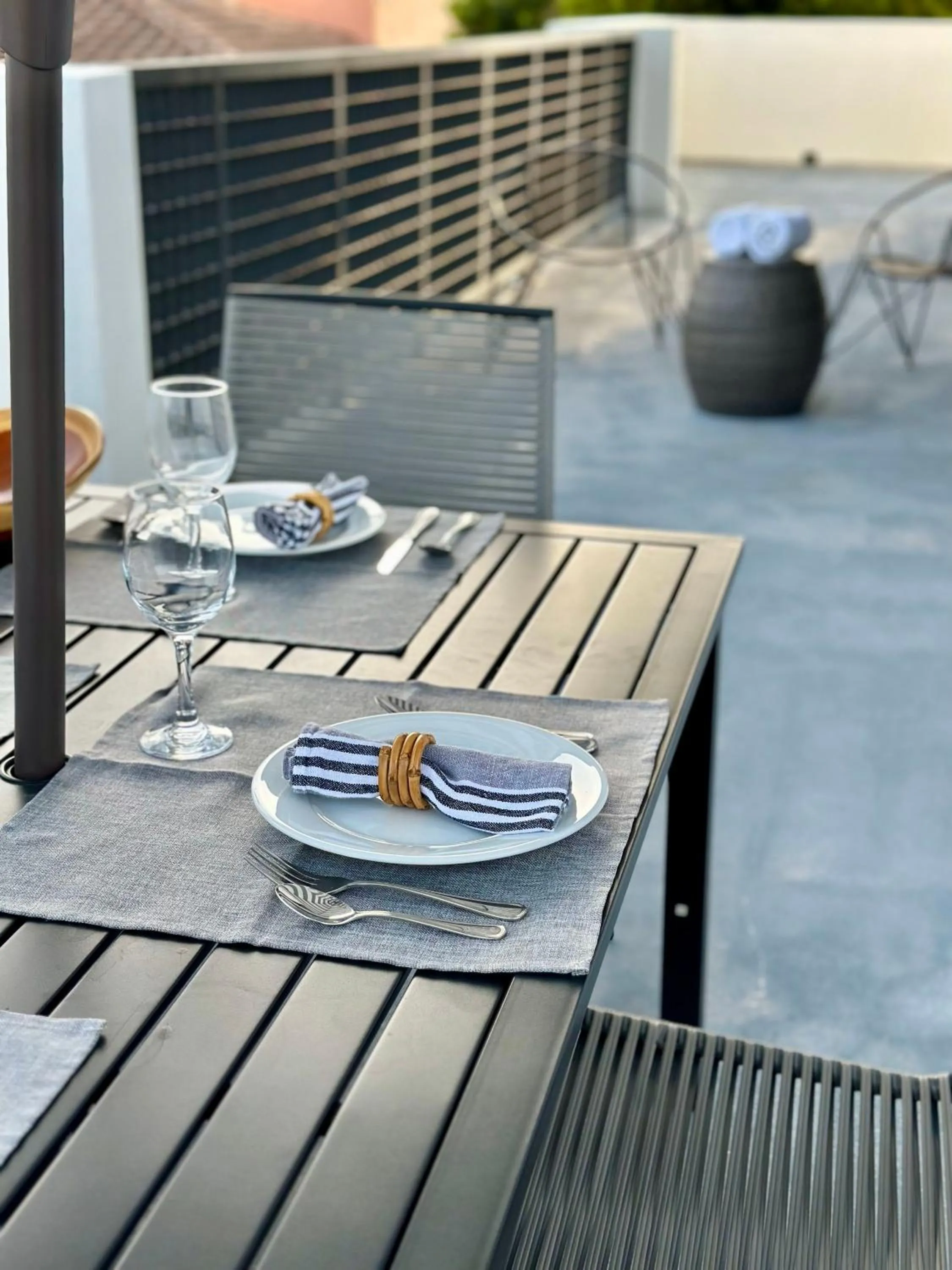 Balcony/Terrace in Bay Breeze Premium Apartments by Eskape Collection