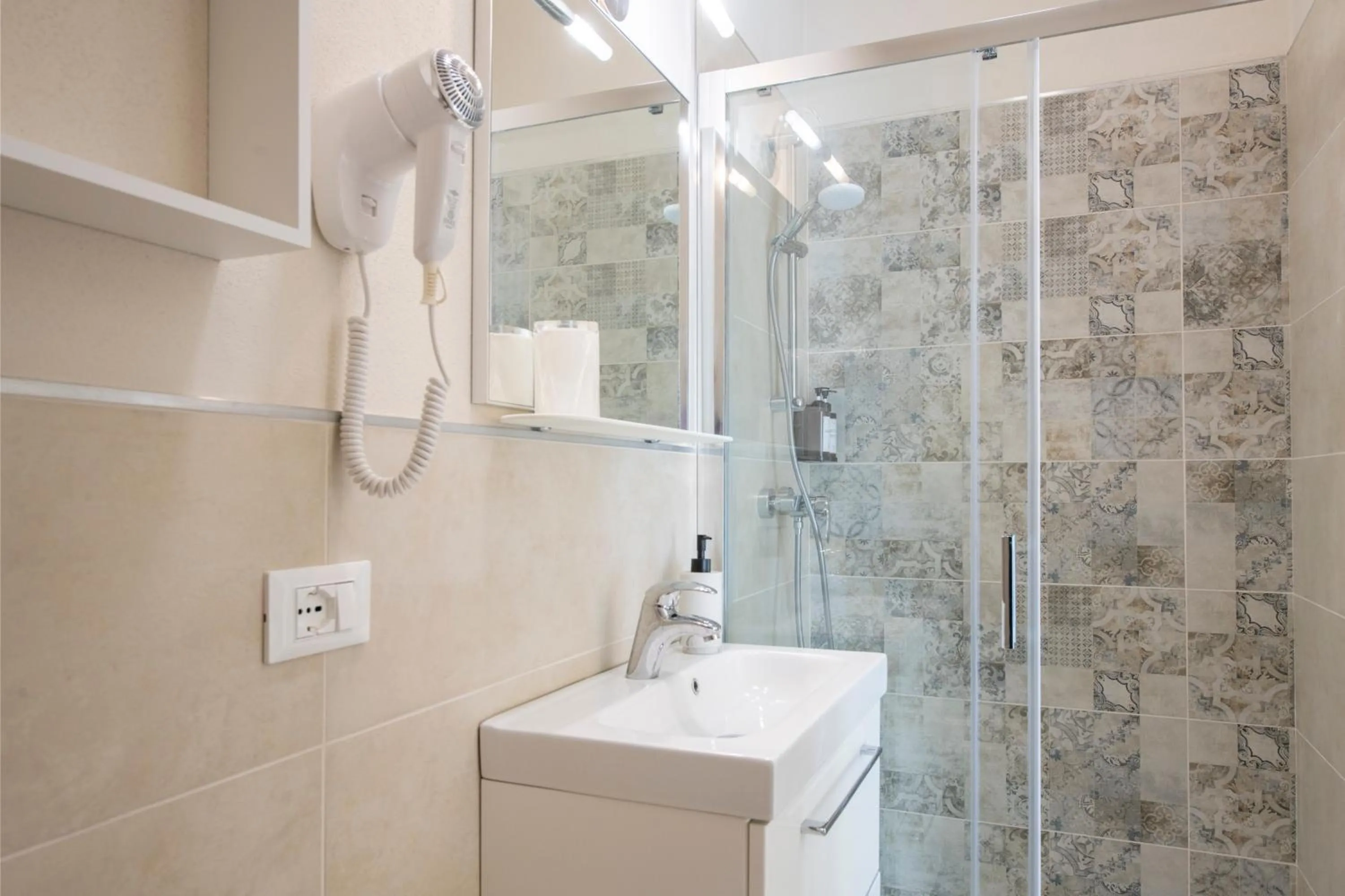 Shower in B&B Al Parco