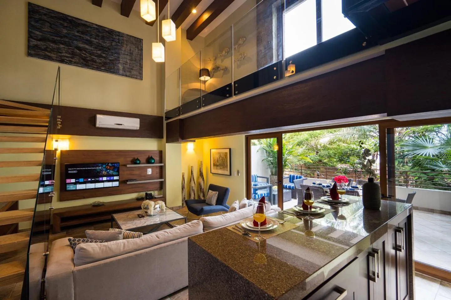 Living room in Pinnacle Resorts 220