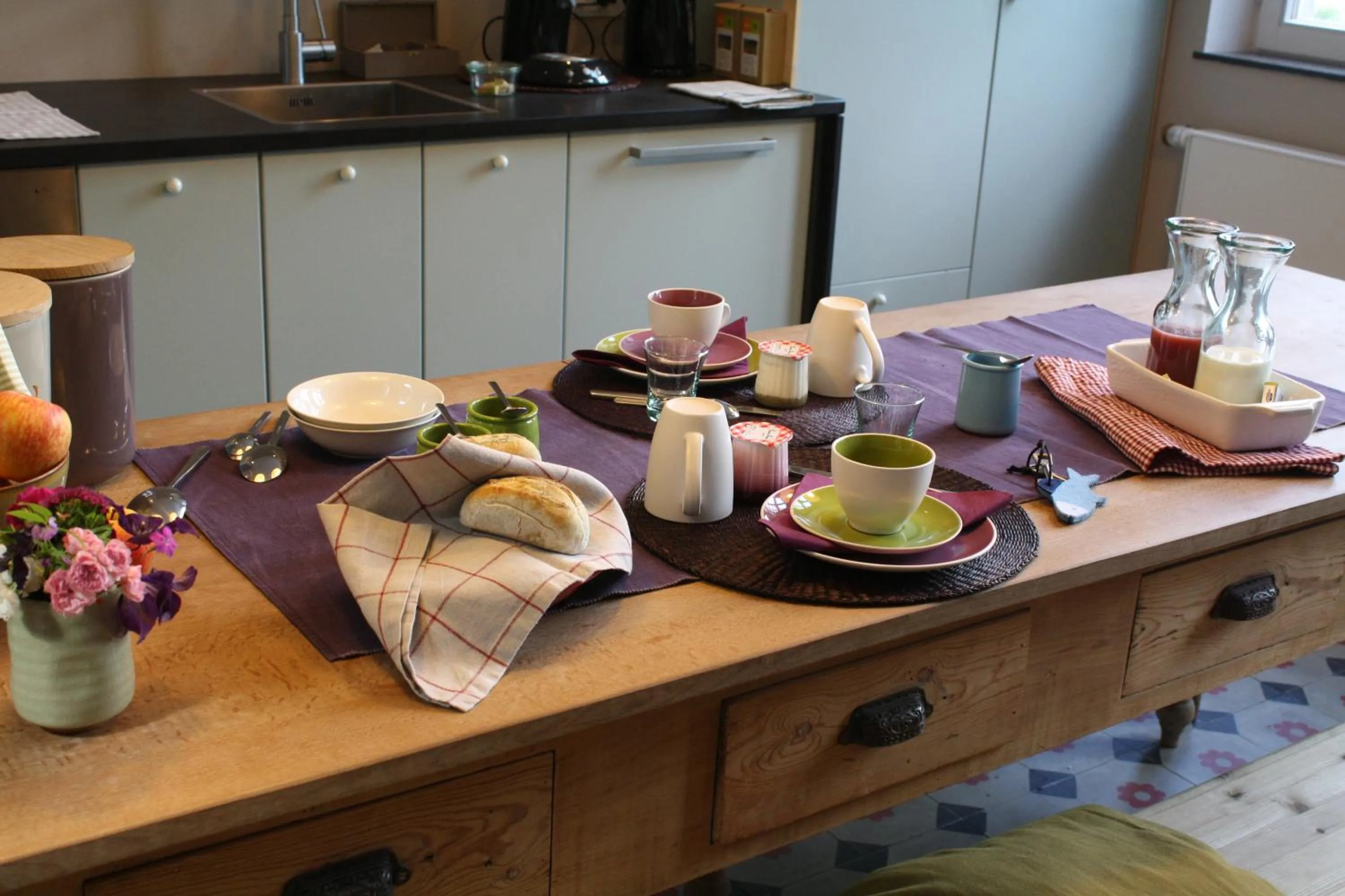 Breakfast in B&B Les Dépendances
