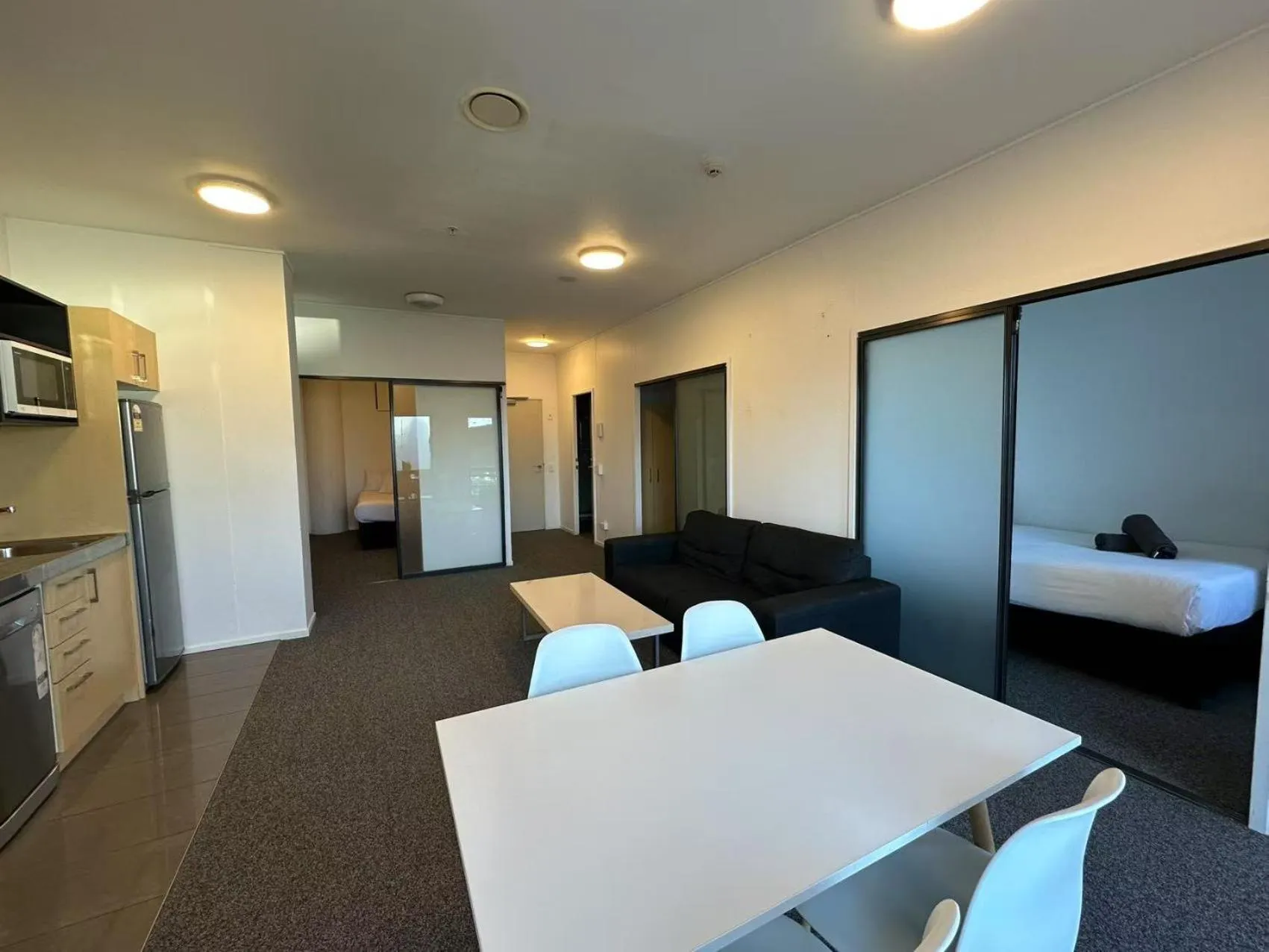 Living room in MCentral Apartments Manukau