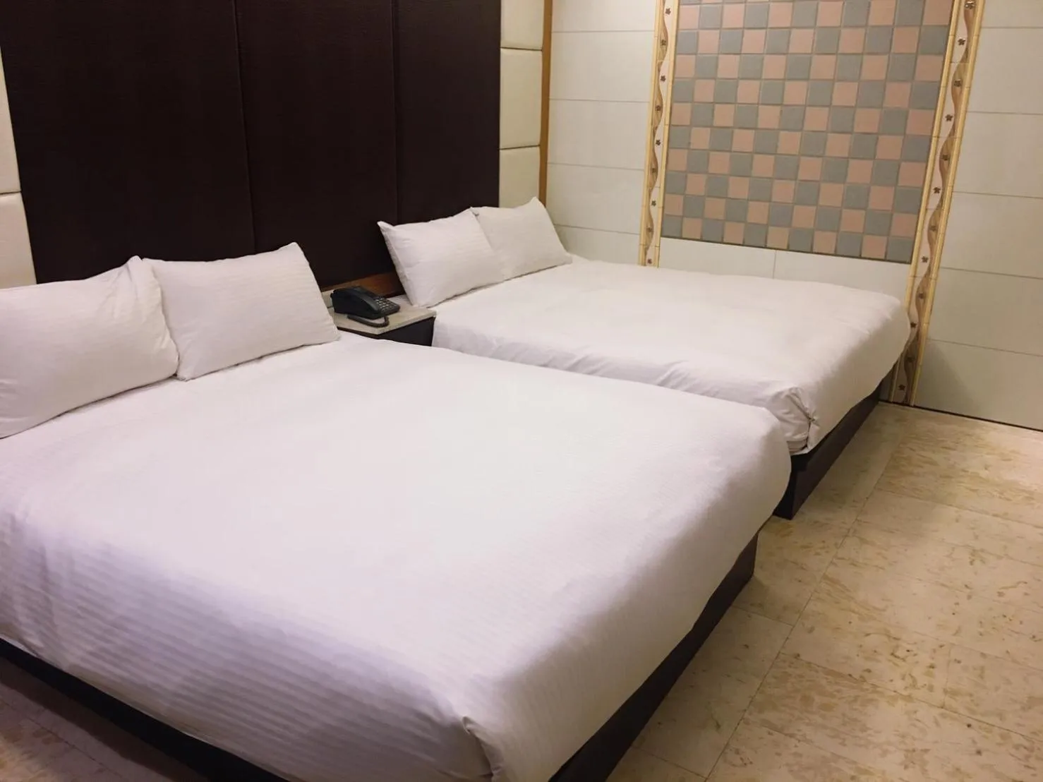 Bed in Michelle hotel