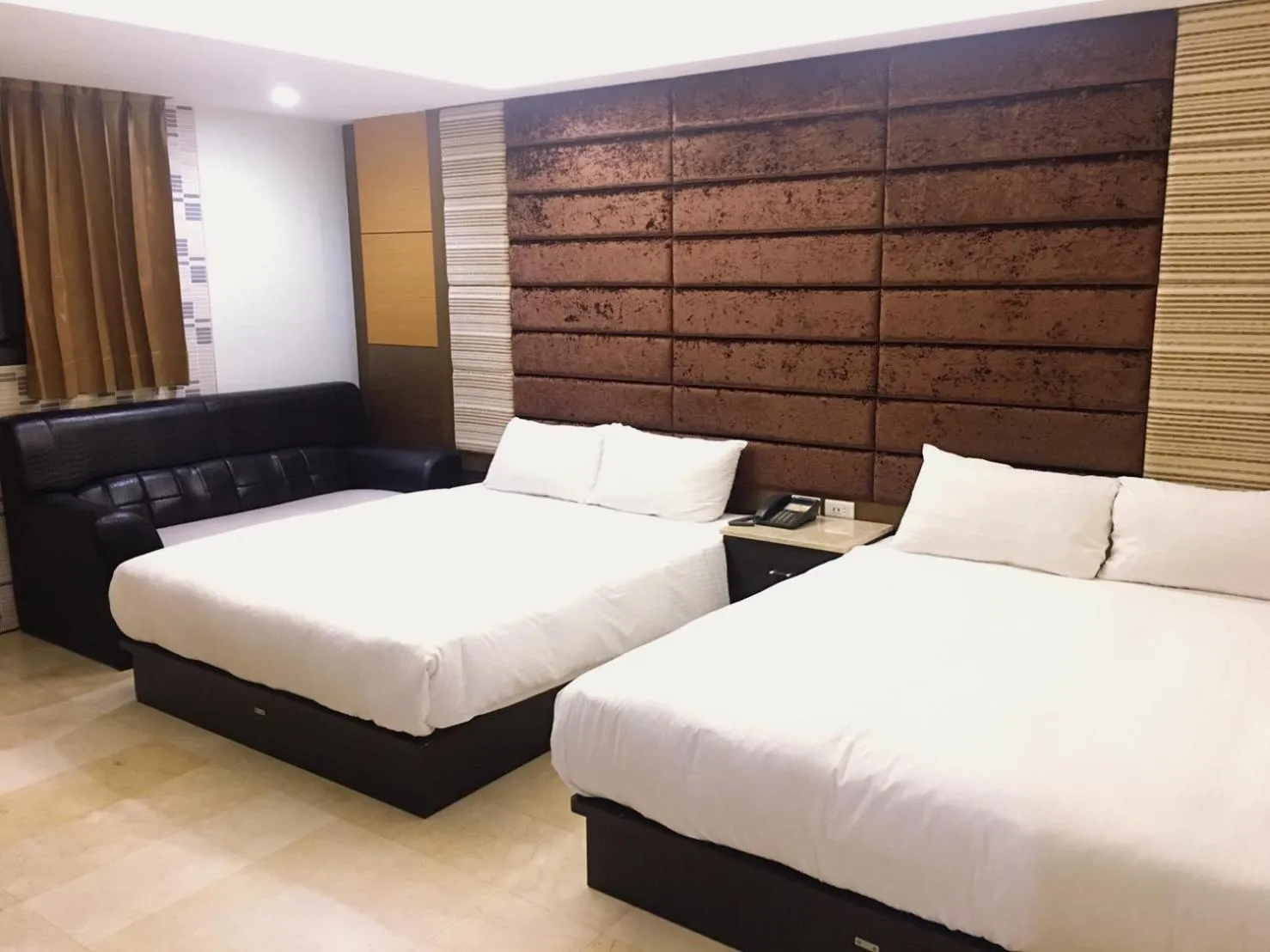 Bed in Michelle hotel