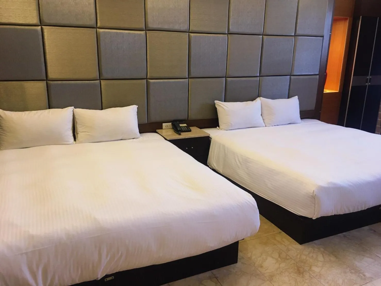 Bed in Michelle hotel