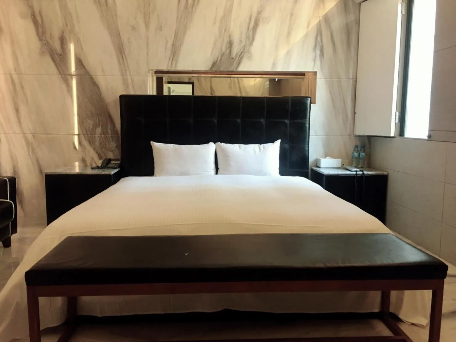 Bed in Michelle hotel