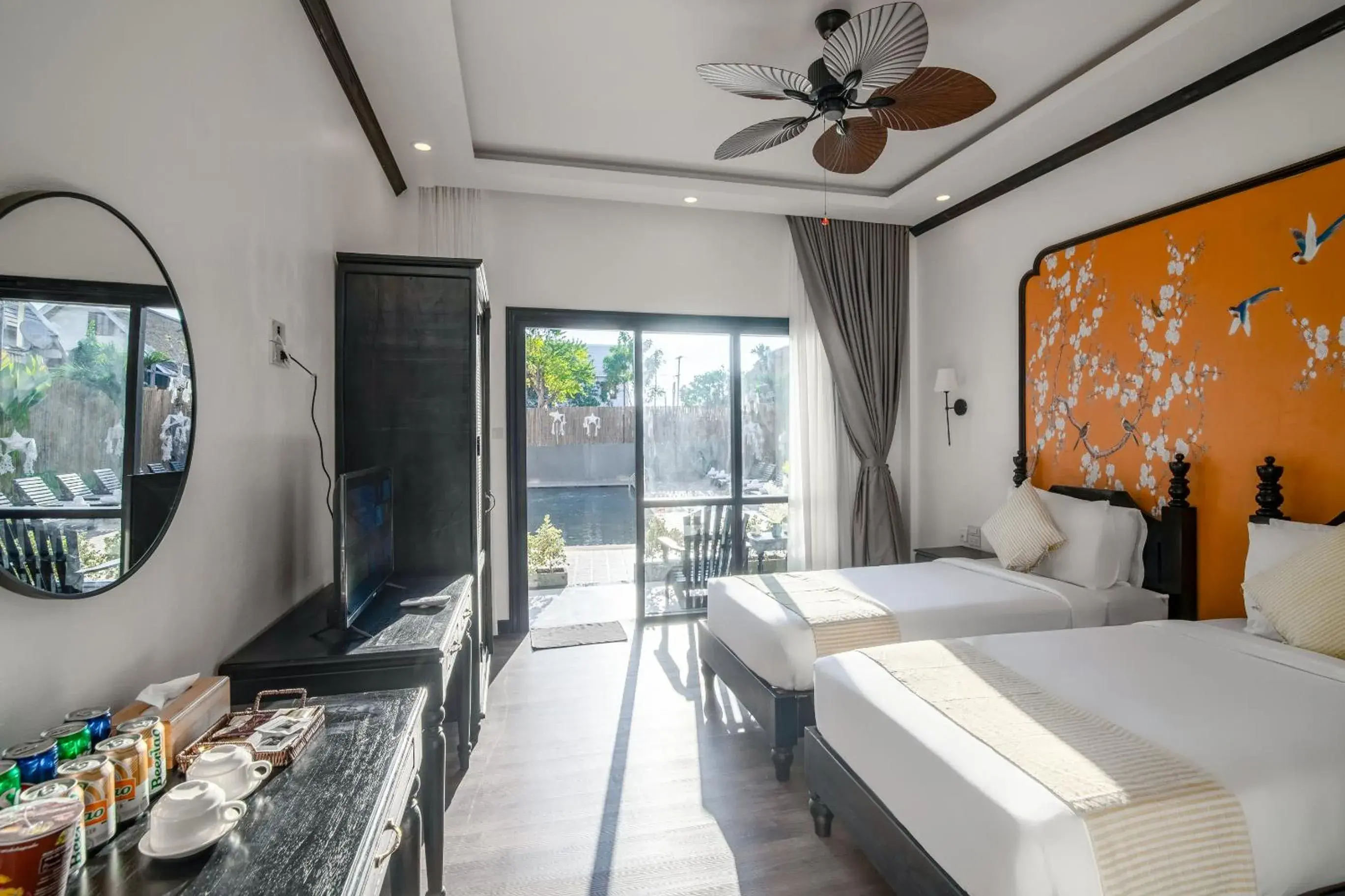 Deluxe Twin Room in Luang Prabang Vang Luang Hotel Deluxe Twin Room in Luang Prabang Vang Luang Hotel