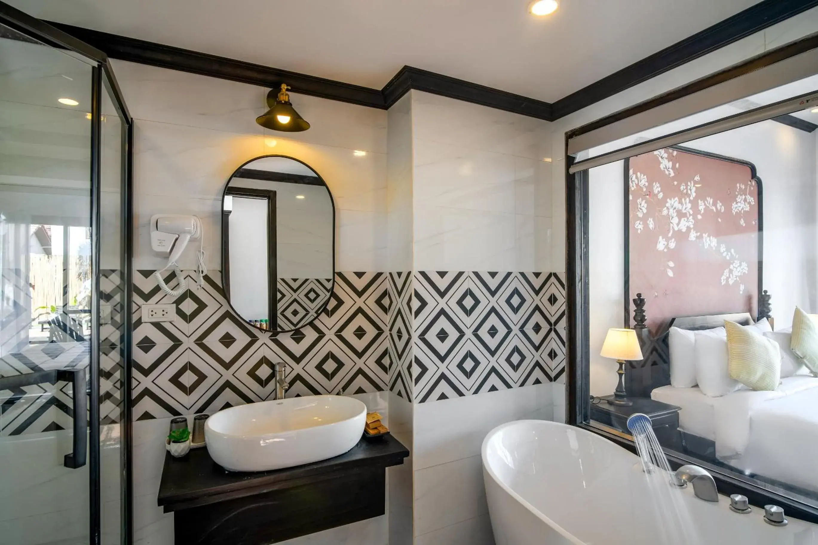 Twin Room with Pool View in Luang Prabang Vang Luang Hotel Twin Room with Pool View in Luang Prabang Vang Luang Hotel