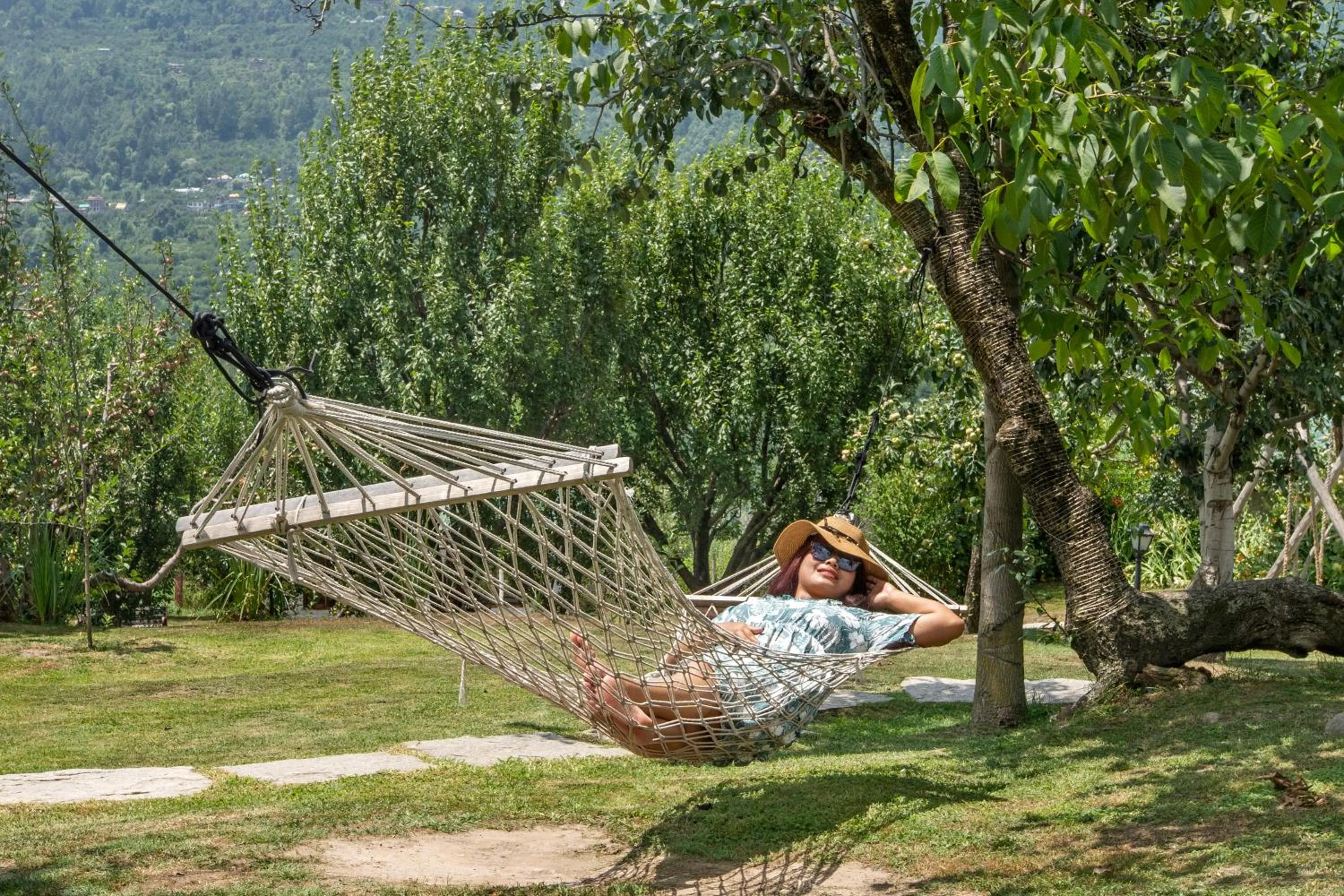 Garden in Larisa Resort Manali