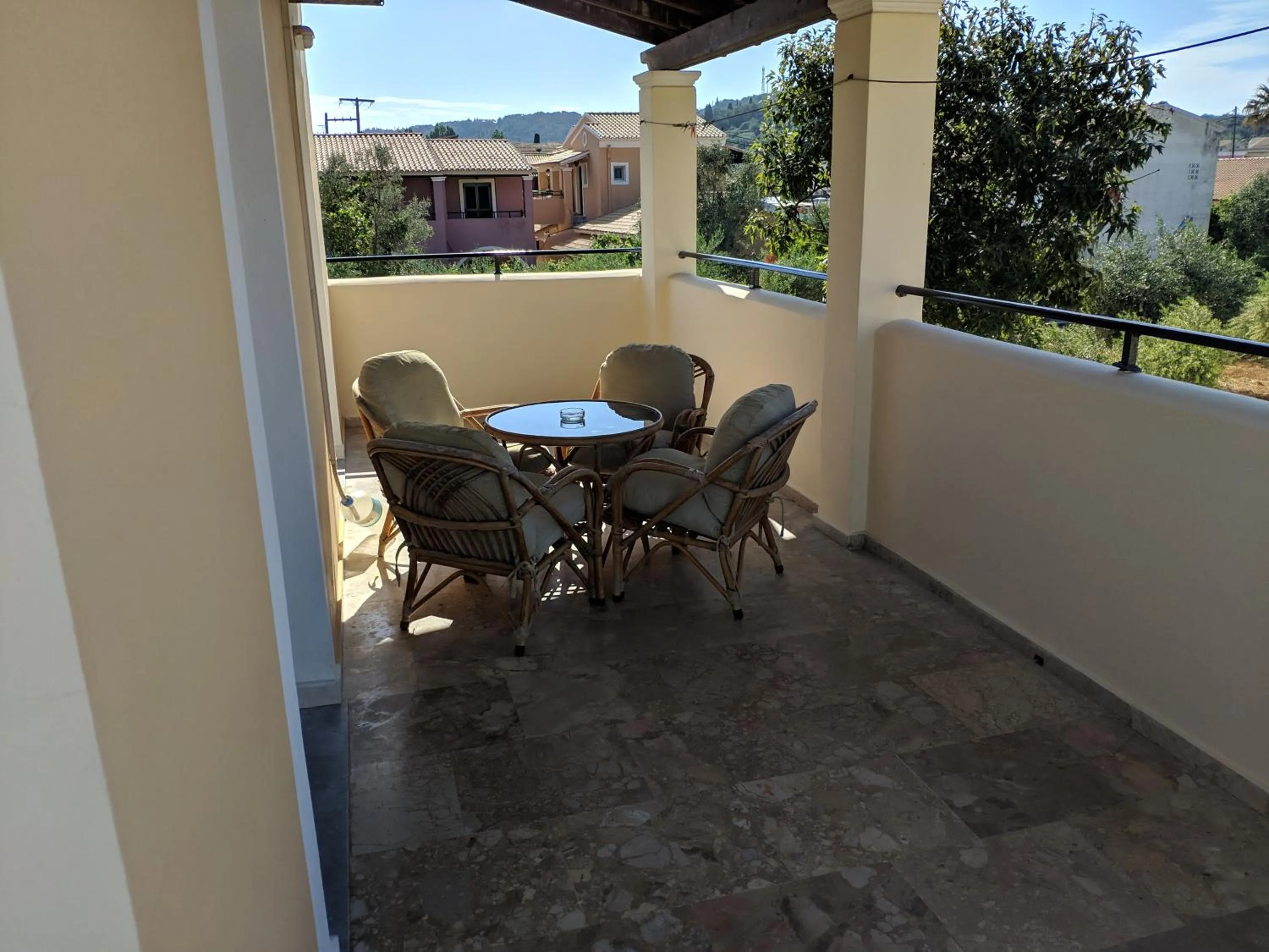 Garden view in Tondoris Apartments