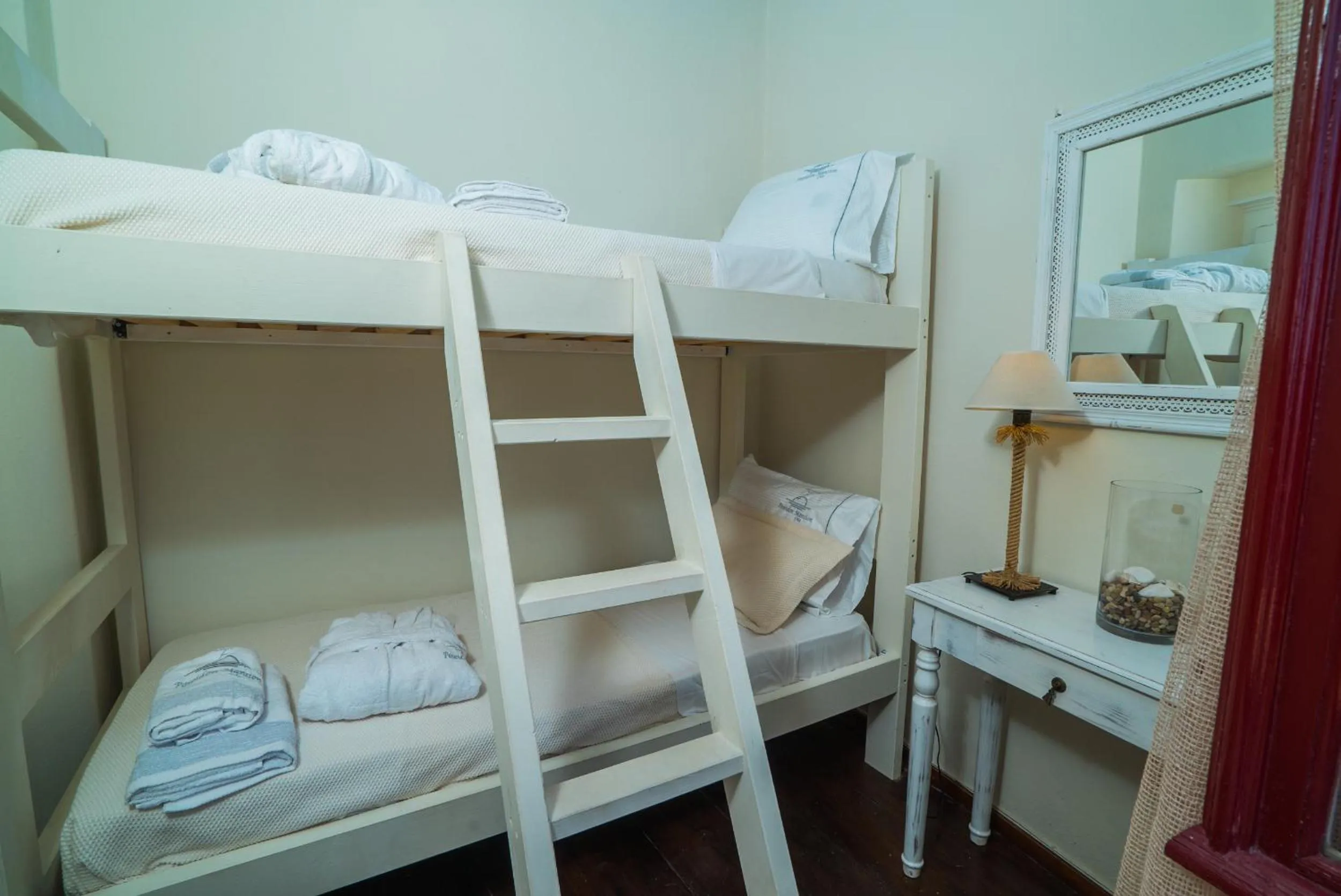 Bedroom, Bed in Poseidon Mansion Sunset