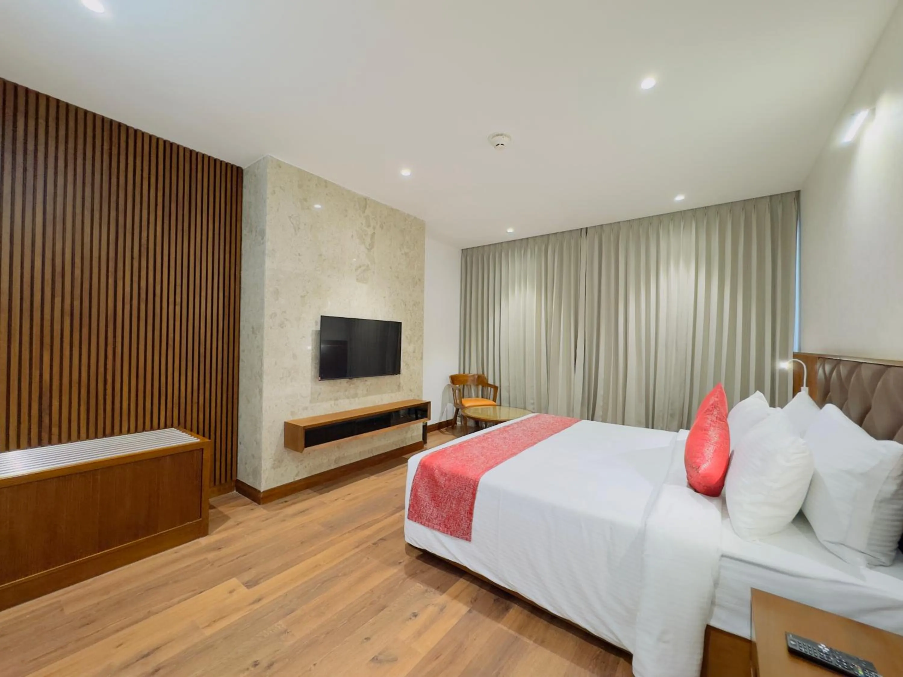 Bed in Gokulam Grand Kozhikode