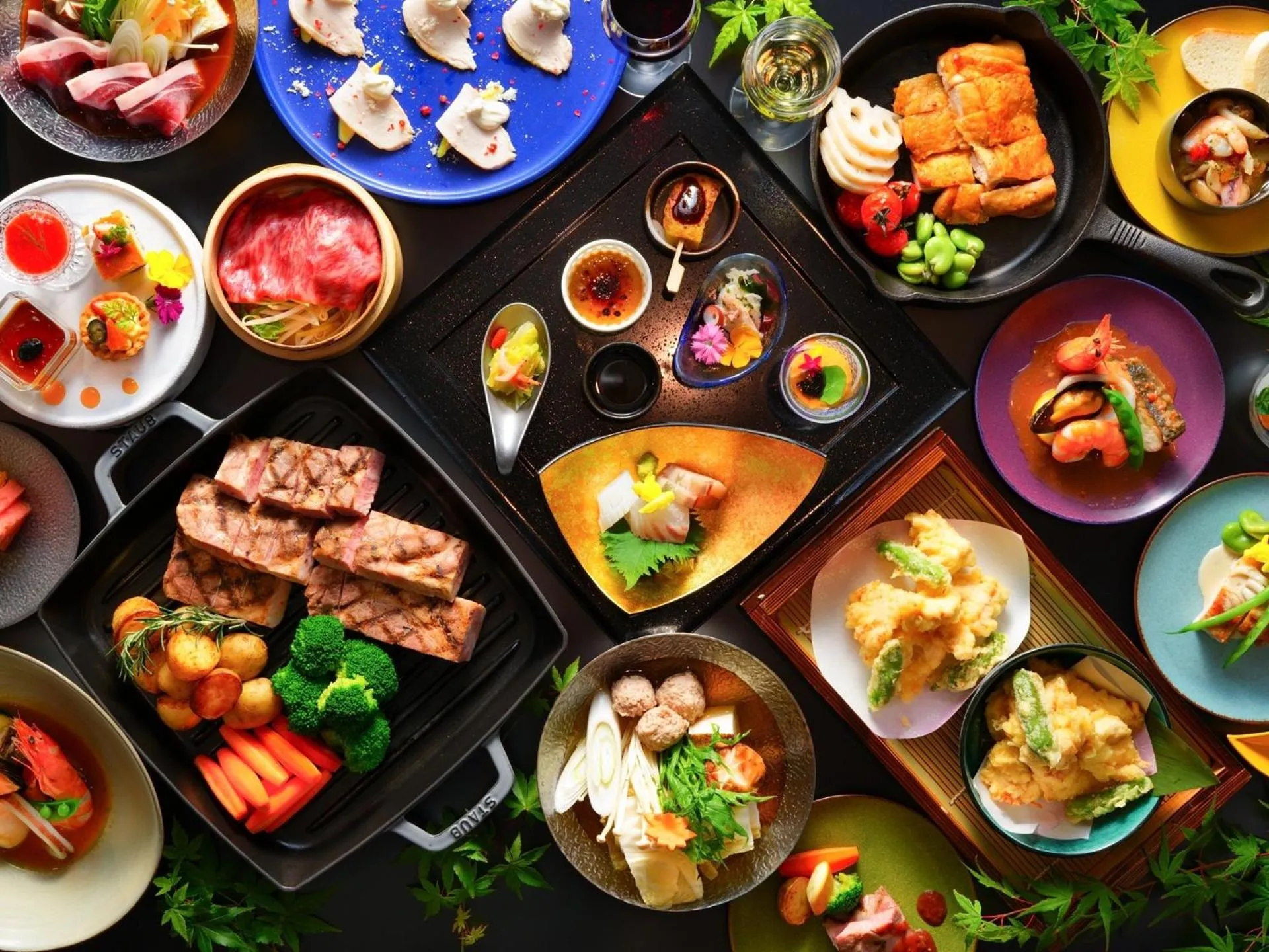 Dinner in Grandvrio Hotel Tamba Sasayama Wakura - ROUTE INN HOTELS -