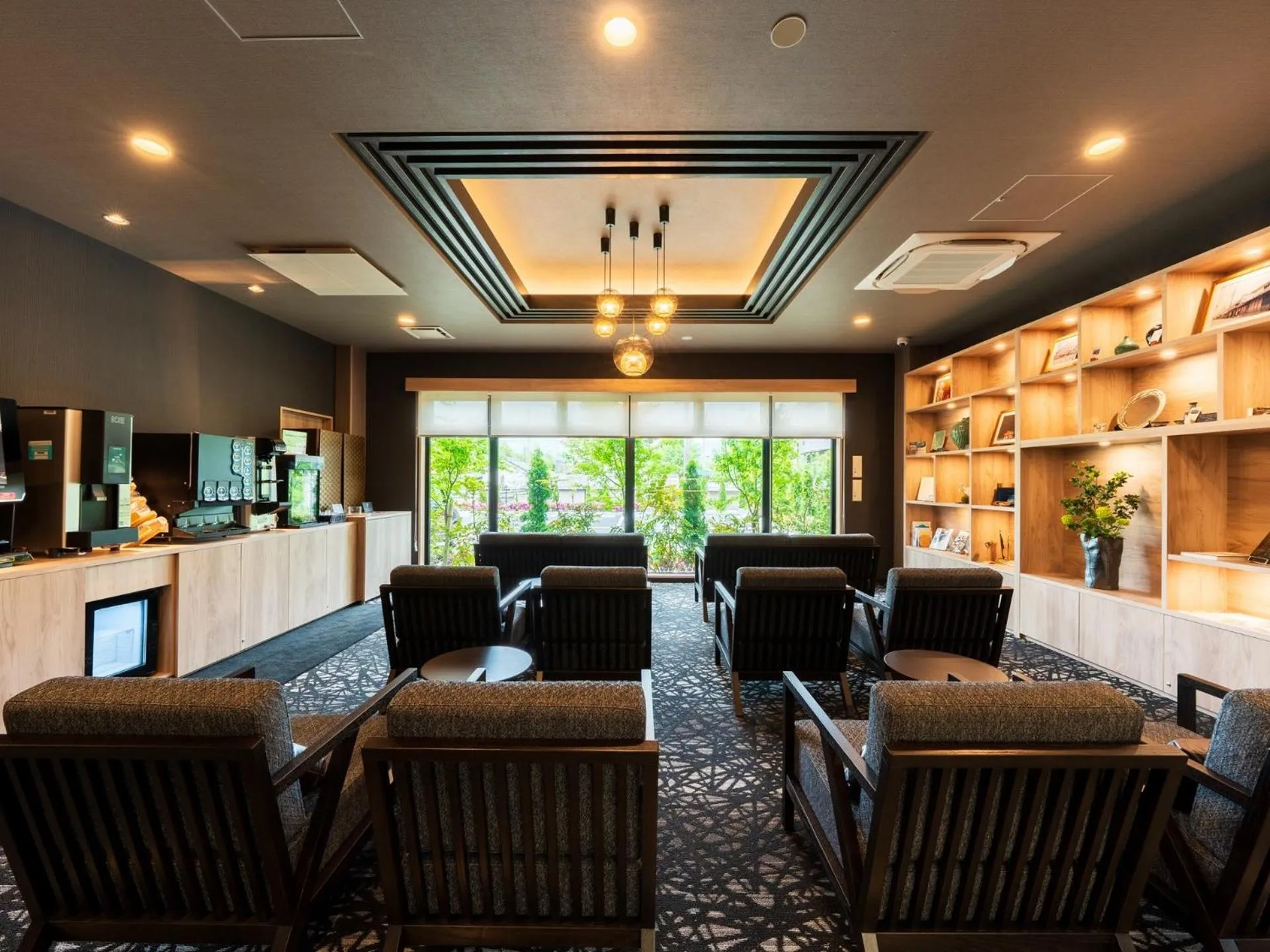 Lounge or bar in Grandvrio Hotel Tamba Sasayama Wakura - ROUTE INN HOTELS -