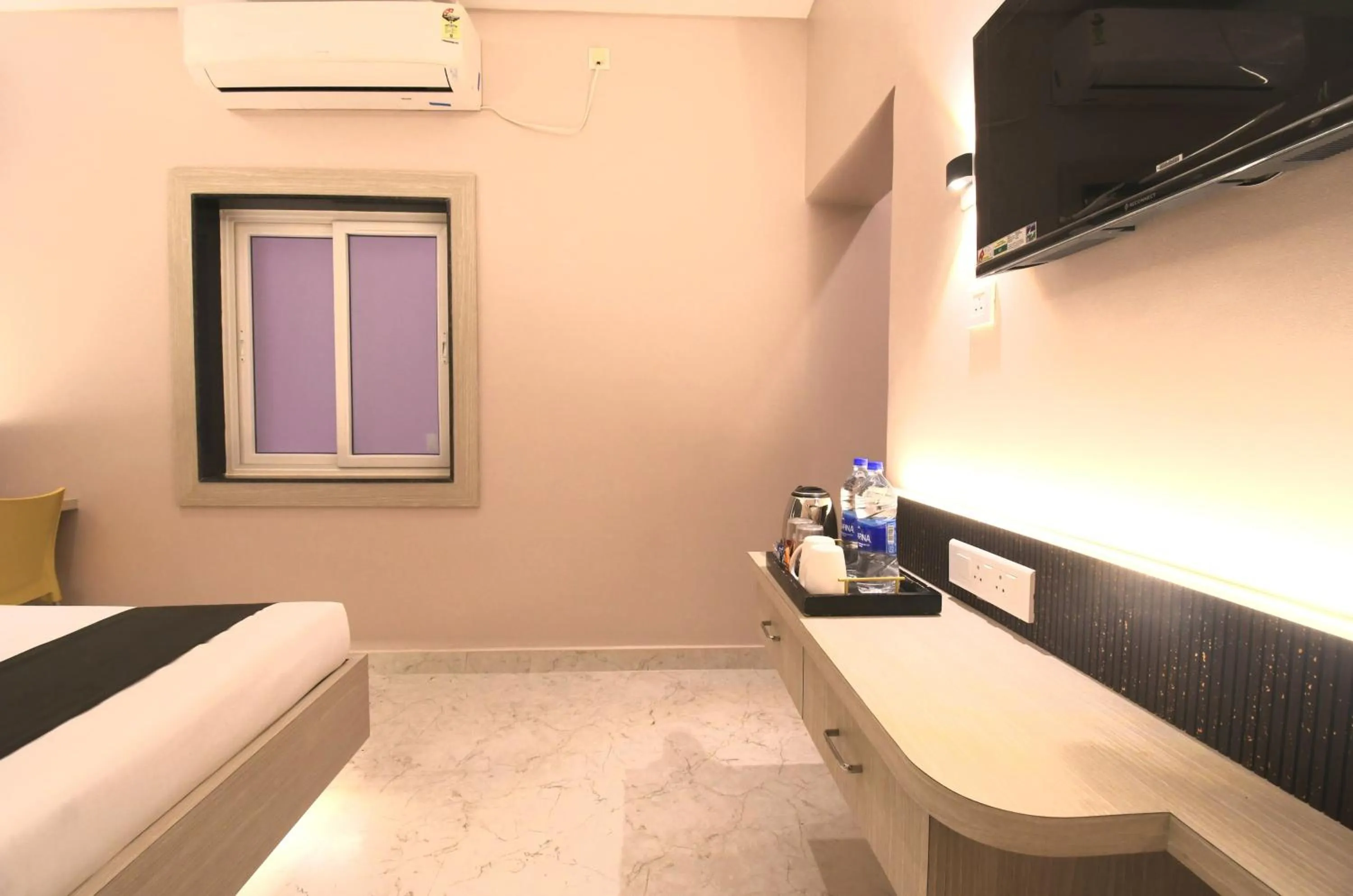 Bed in Hotel Sai Swastik