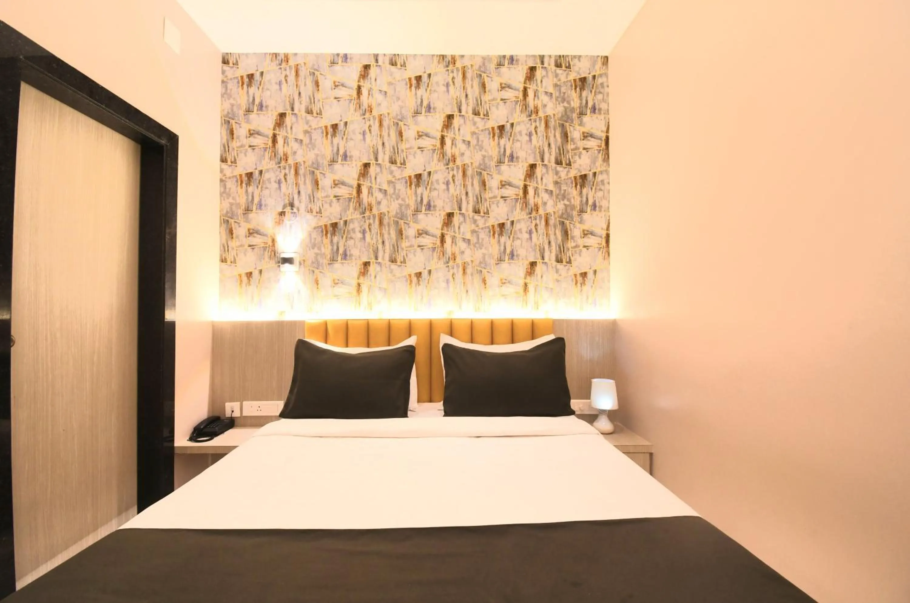 Bedroom, Bed in Hotel Sai Swastik