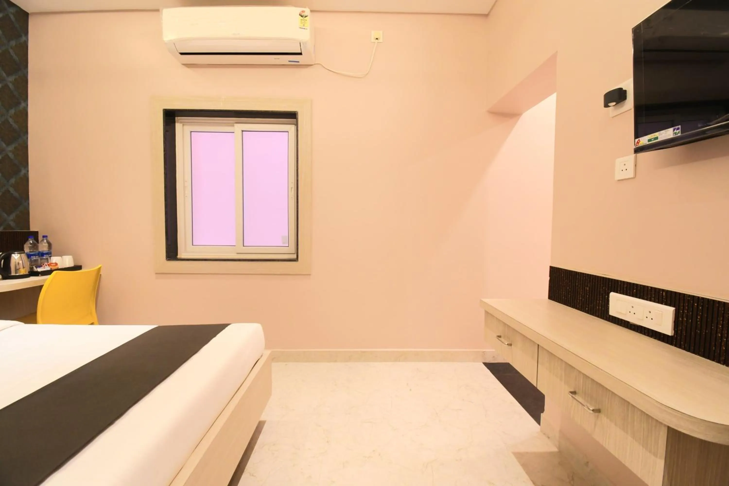 Bed in Hotel Sai Swastik