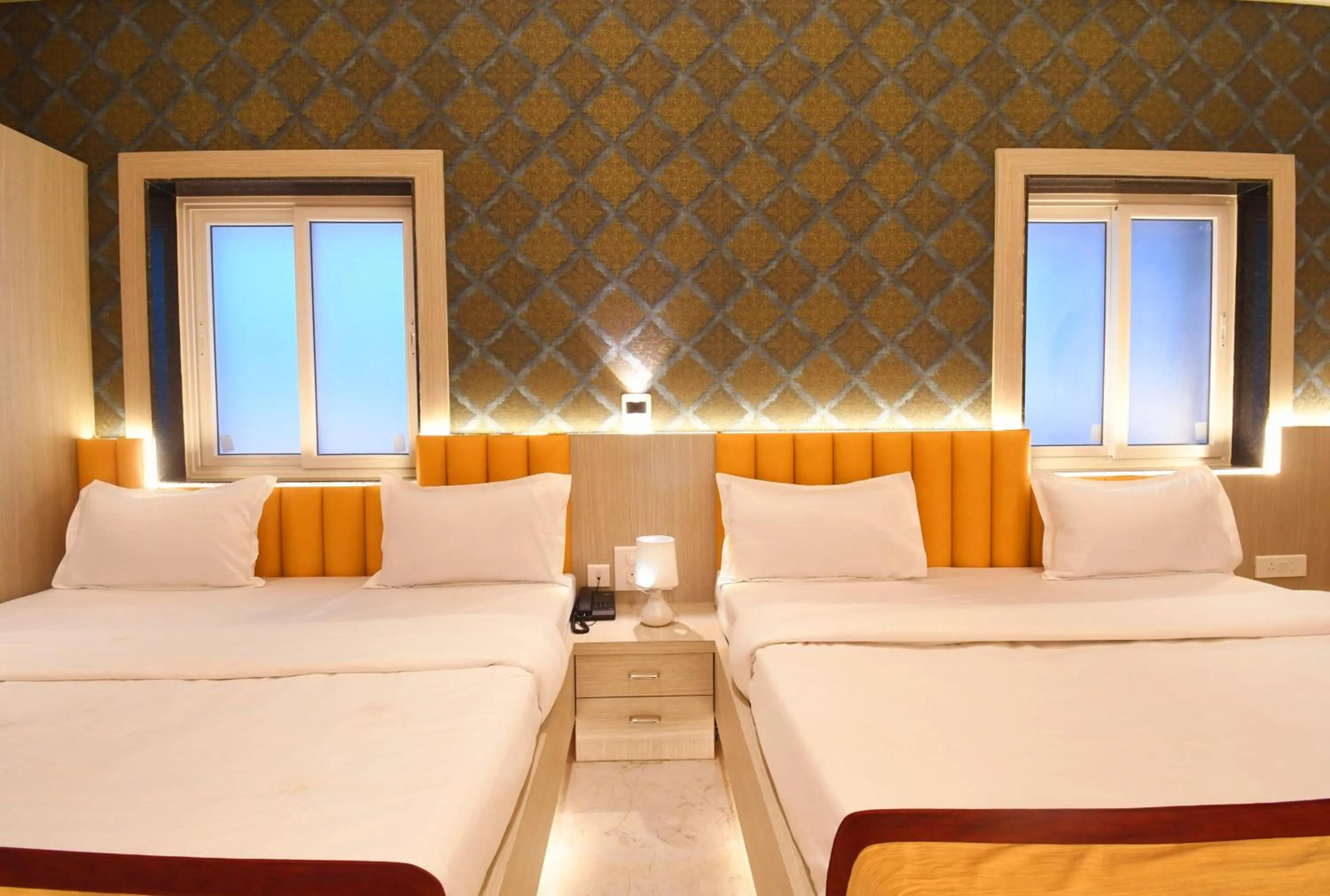 Photo of the whole room, Bed in Hotel Sai Swastik