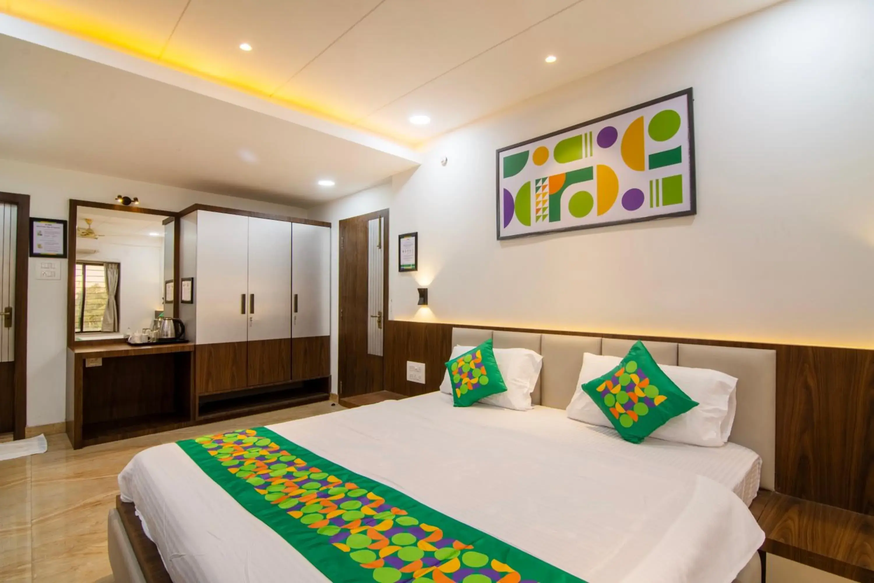 Standard Room - single occupancy in Treebo Petals Suites & Banquet - New Town Standard Room - single occupancy in Treebo Petals Suites & Banquet - New Town