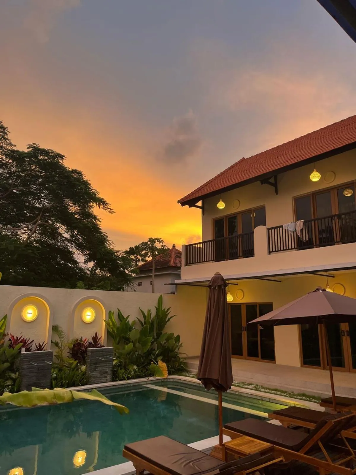Swimming pool in Wanaseta Guesthouse