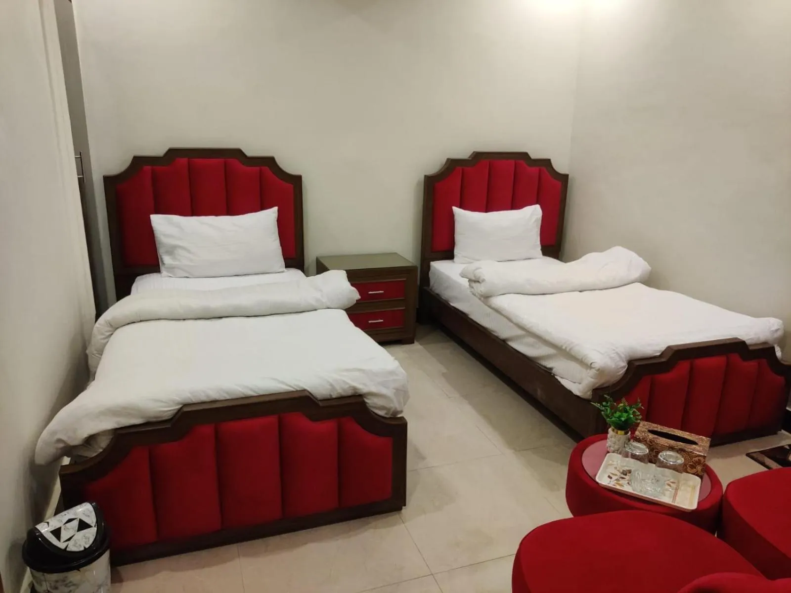 Bed in AL Fateh Hotel