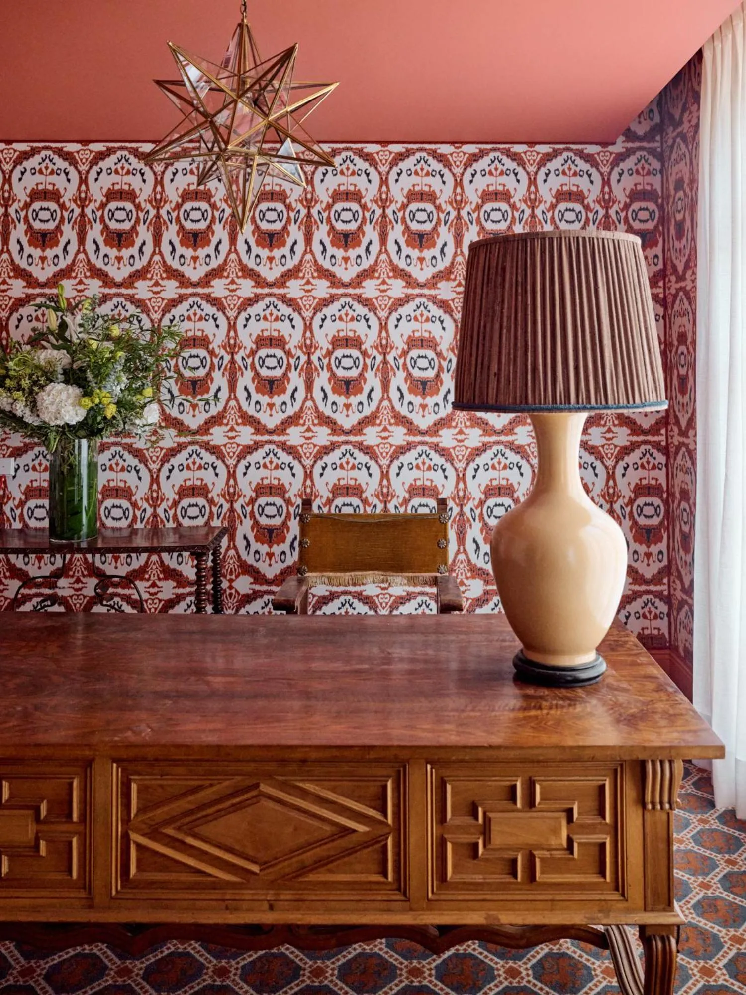 Decorative detail in Cristine Bedfor Sevilla Boutique Hotel