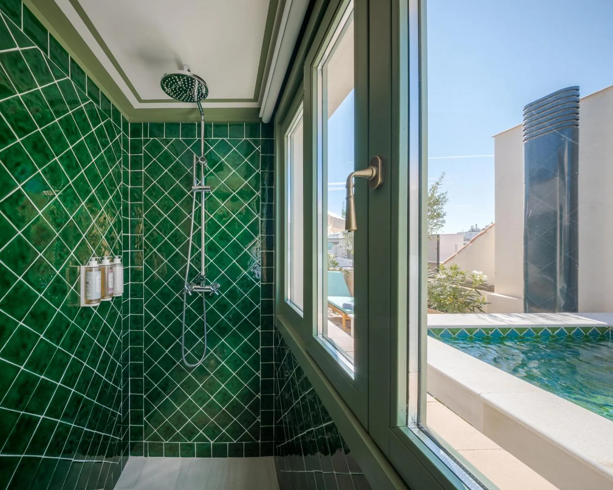 Shower in Cristine Bedfor Sevilla Boutique Hotel