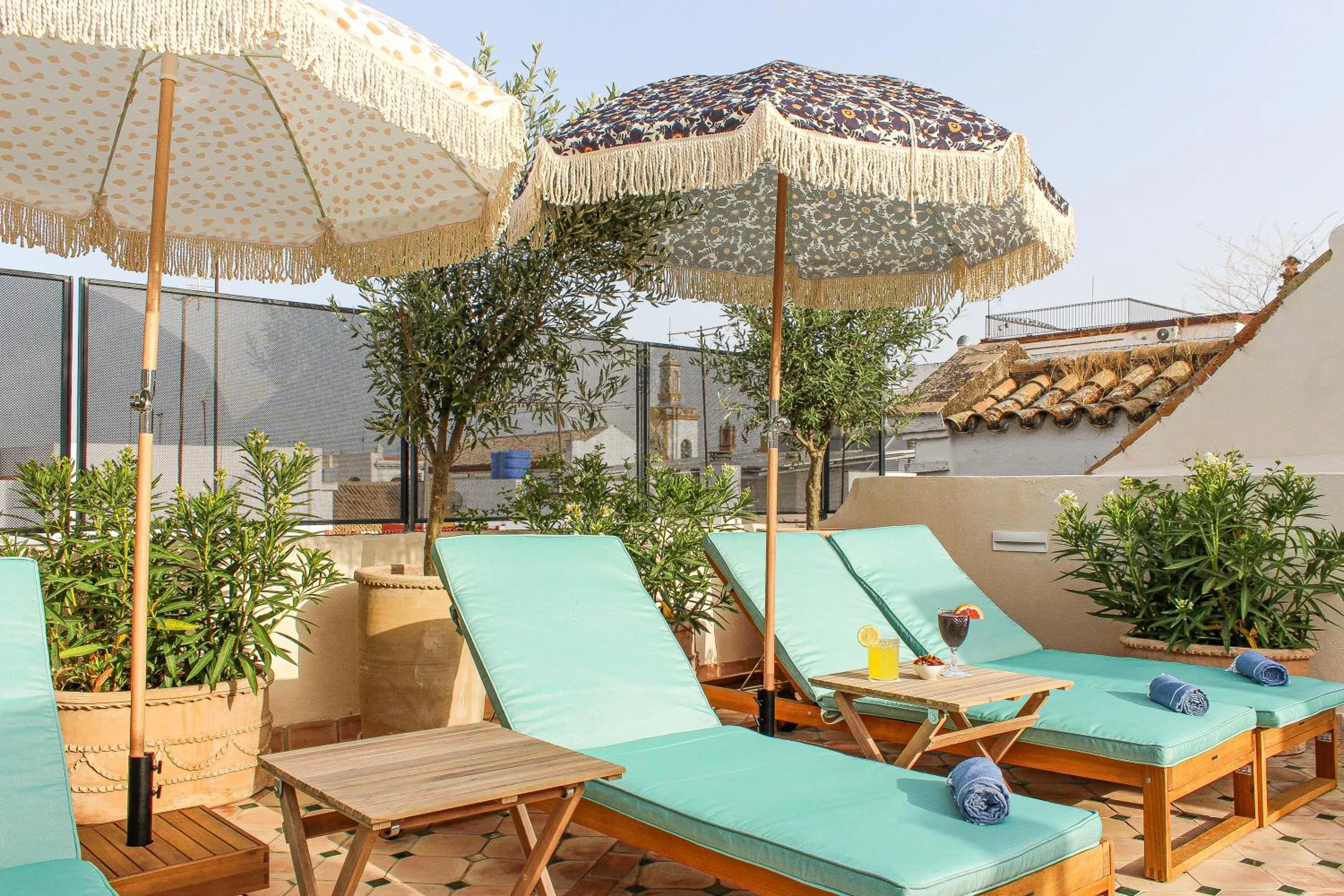 Balcony/Terrace in Cristine Bedfor Sevilla Boutique Hotel